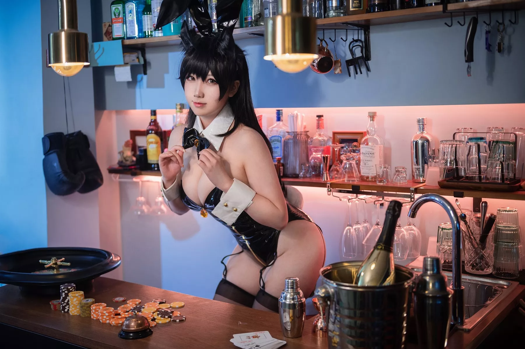 爱宕 诱惑私房 兔女郎 本末末 丽人Cosplay