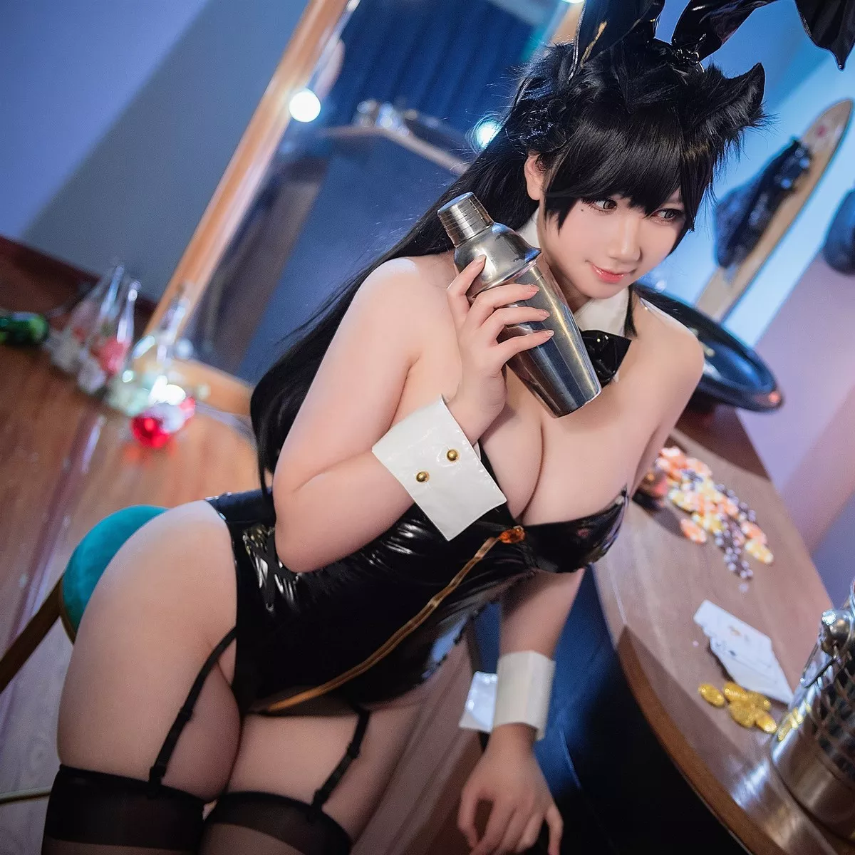 爱宕 诱惑私房 兔女郎 本末末 丽人Cosplay