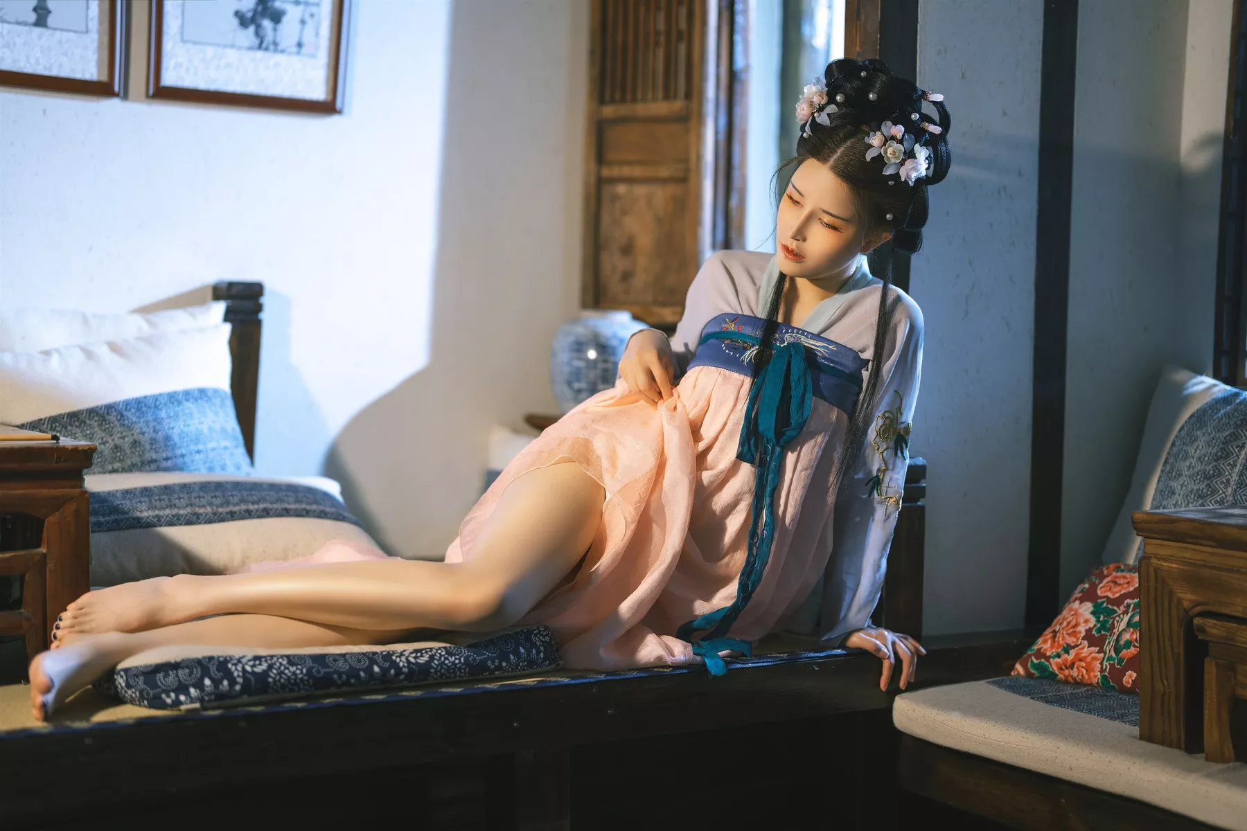 叫兽 仙女Cosplay 鹿八岁 汉服 撩人私房 X铁手