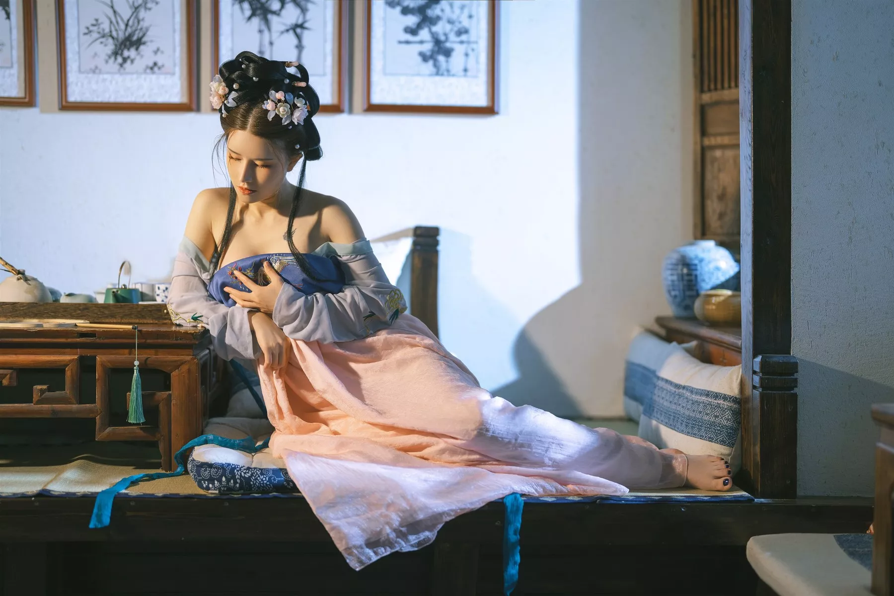 叫兽 仙女Cosplay 鹿八岁 汉服 撩人私房 X铁手