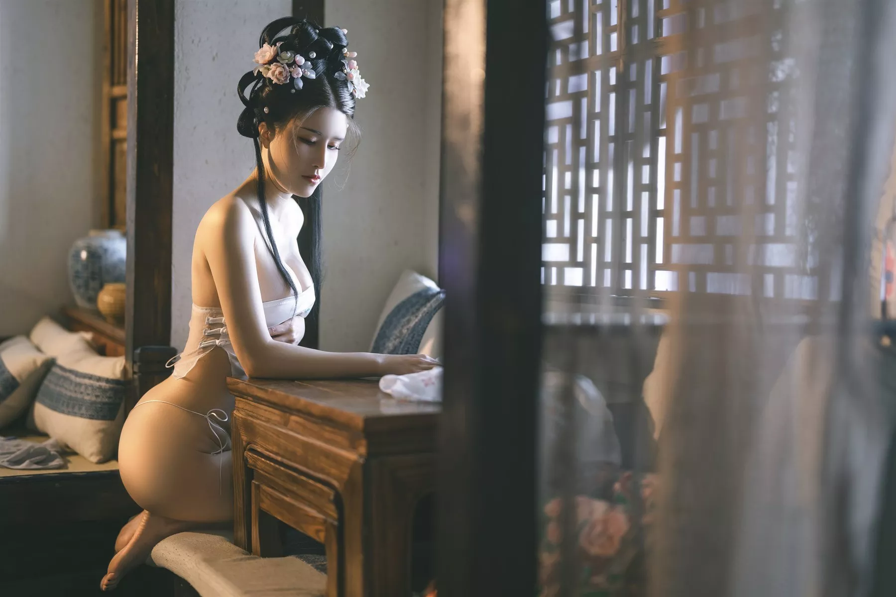 叫兽 仙女Cosplay 鹿八岁 汉服 撩人私房 X铁手