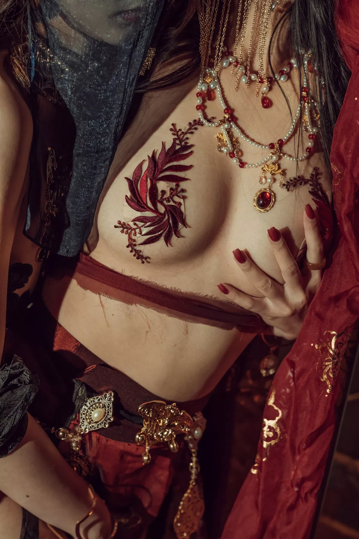 尤物Cosplay 奶 古风 桃桃双人 云溪溪