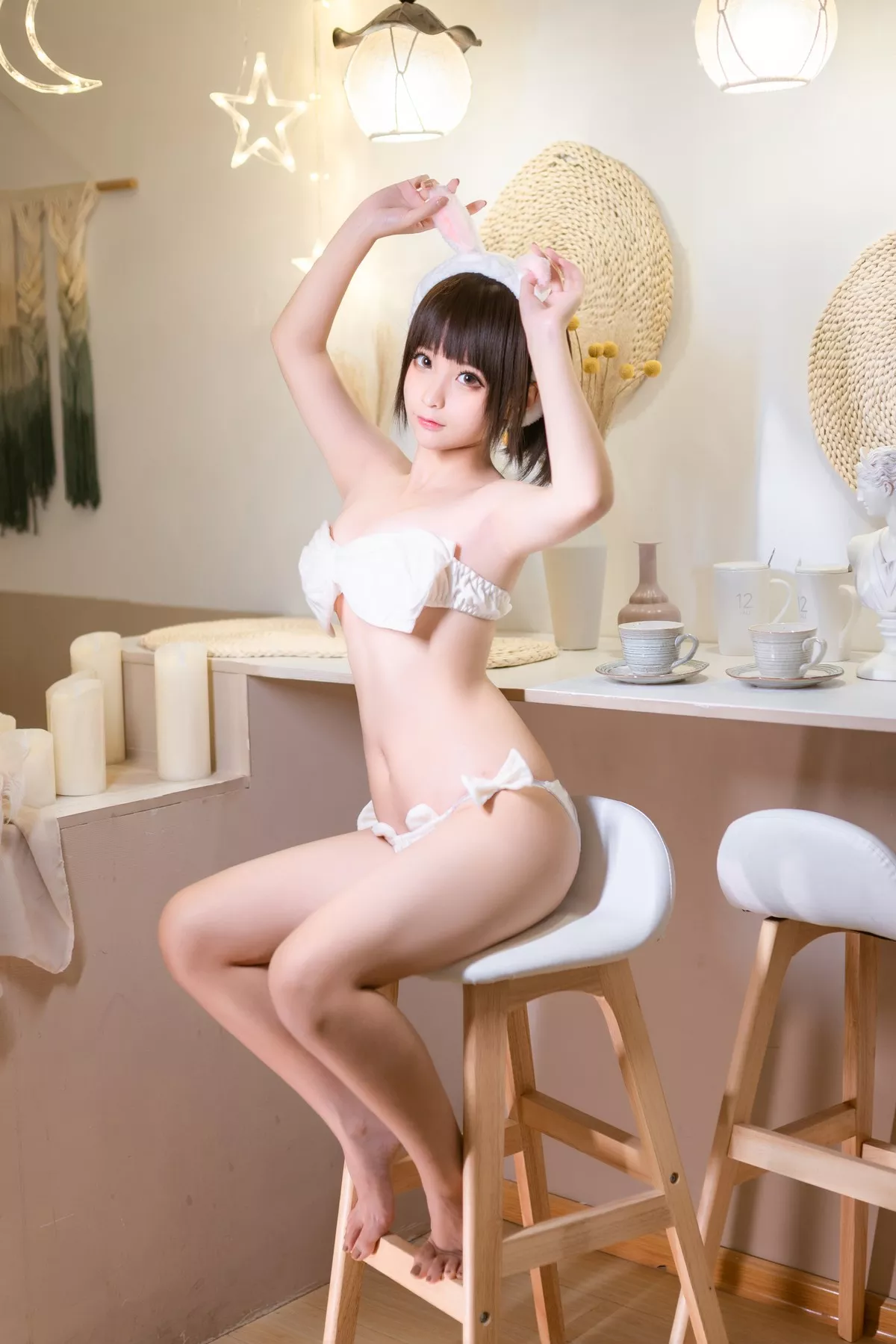 迷人密拍 蝴蝶结内衣 Chunmomo 蠢沫沫 女神Cosplay