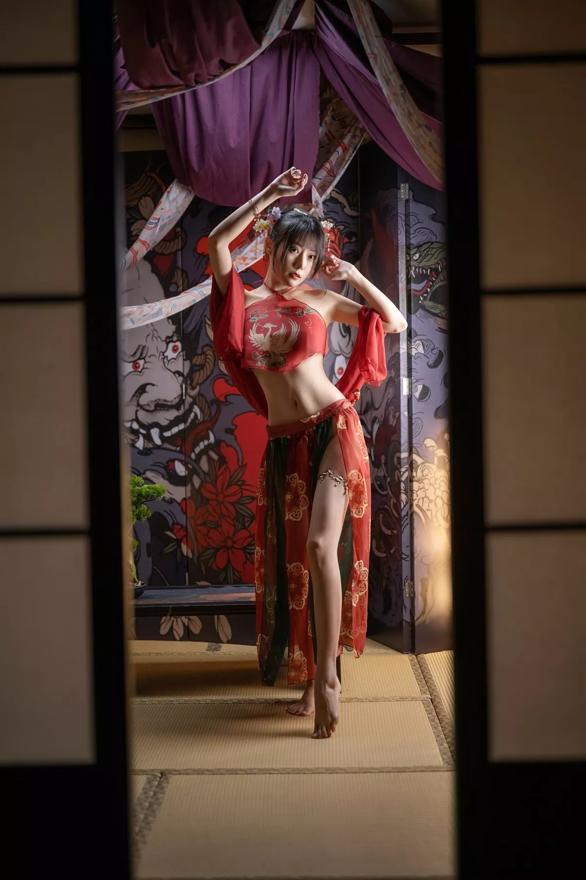 春节贺图 露露 性感密拍 尤物Cosplay 香草喵