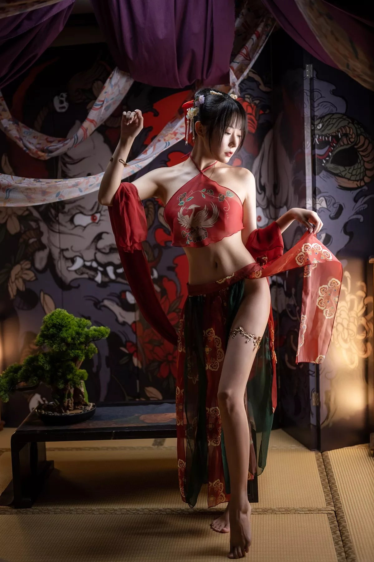 春节贺图 露露 性感密拍 尤物Cosplay 香草喵