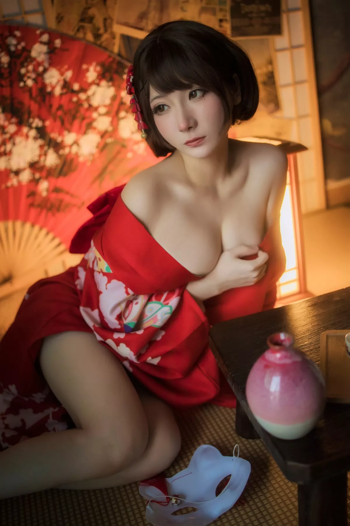 美人Cosplay 撩人密拍 是三不是世 和服