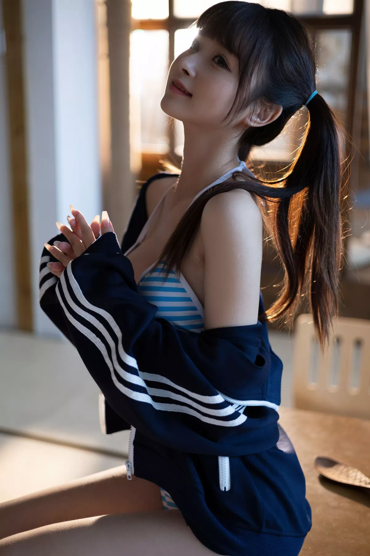 河豚抚子 佳人Cosplay 夏日比基尼 魅魔私摄