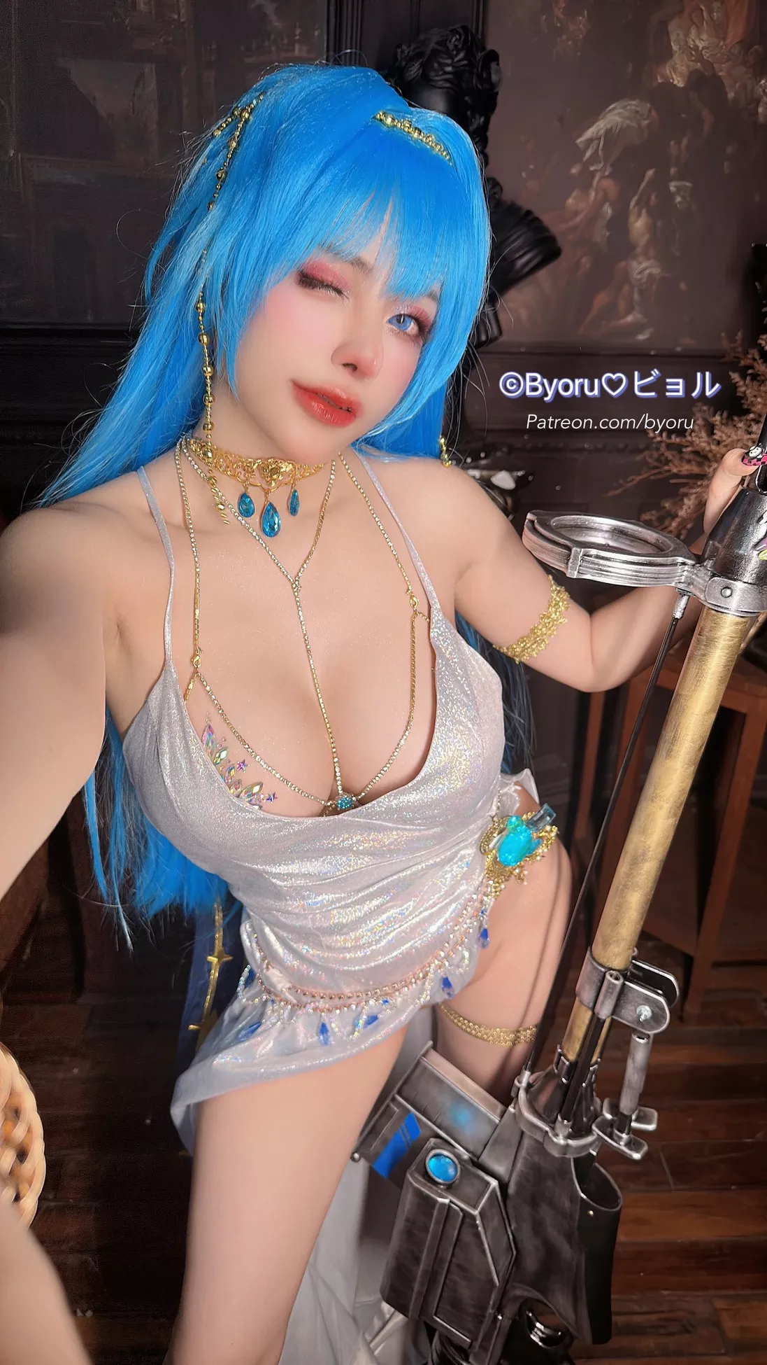 NIKKE 丽人Cosplay Helm 妩媚私拍 丫头 Byoru