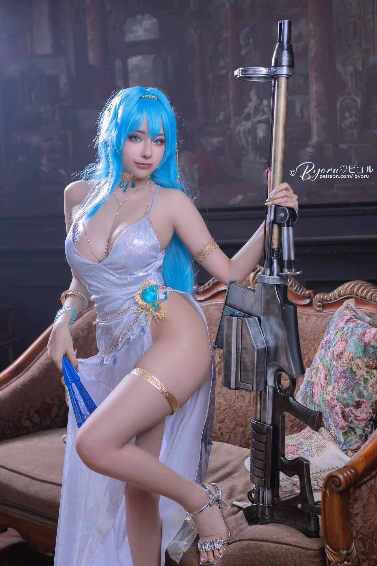 NIKKE 丽人Cosplay Helm 妩媚私拍 丫头 Byoru