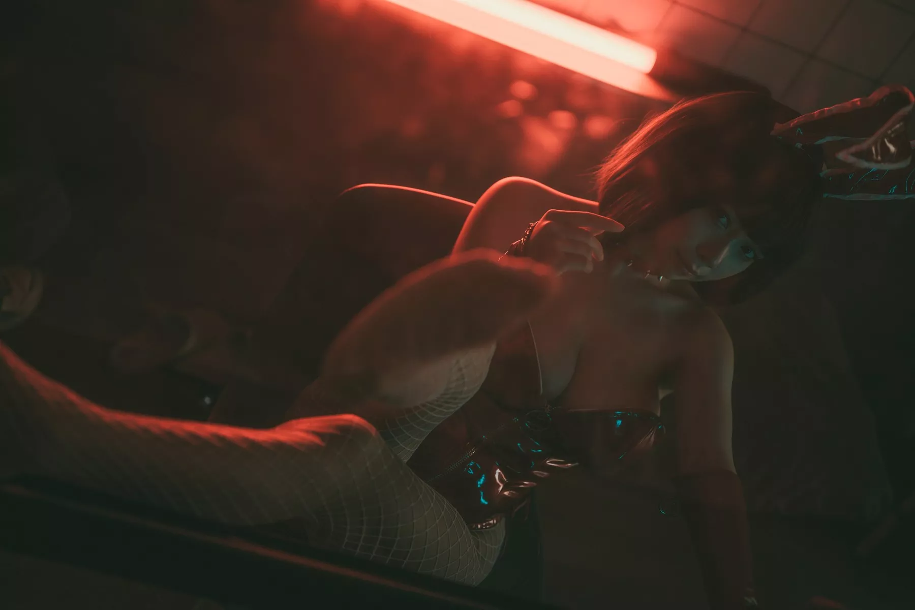 性感密拍 美女Cosplay 红色兔女郎 末夜787