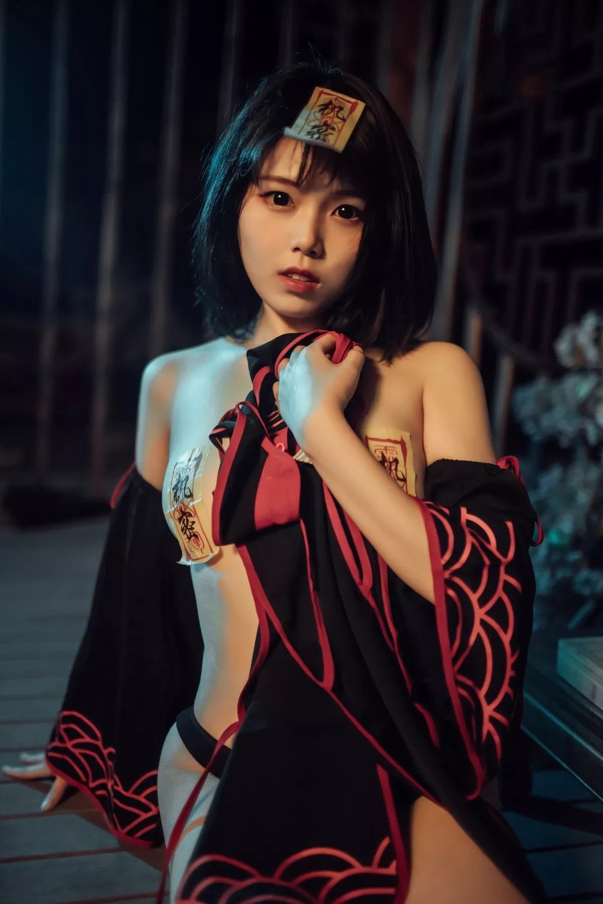 Zombie Little 迷惑私拍 七月喵子 仙女Cosplay 小僵尸