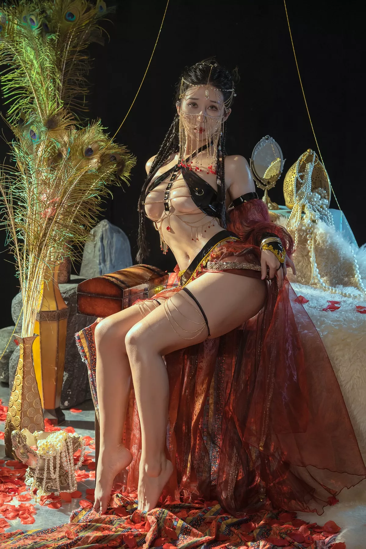 美女Cosplay 云溪溪 撩人私房 深渊舞娘