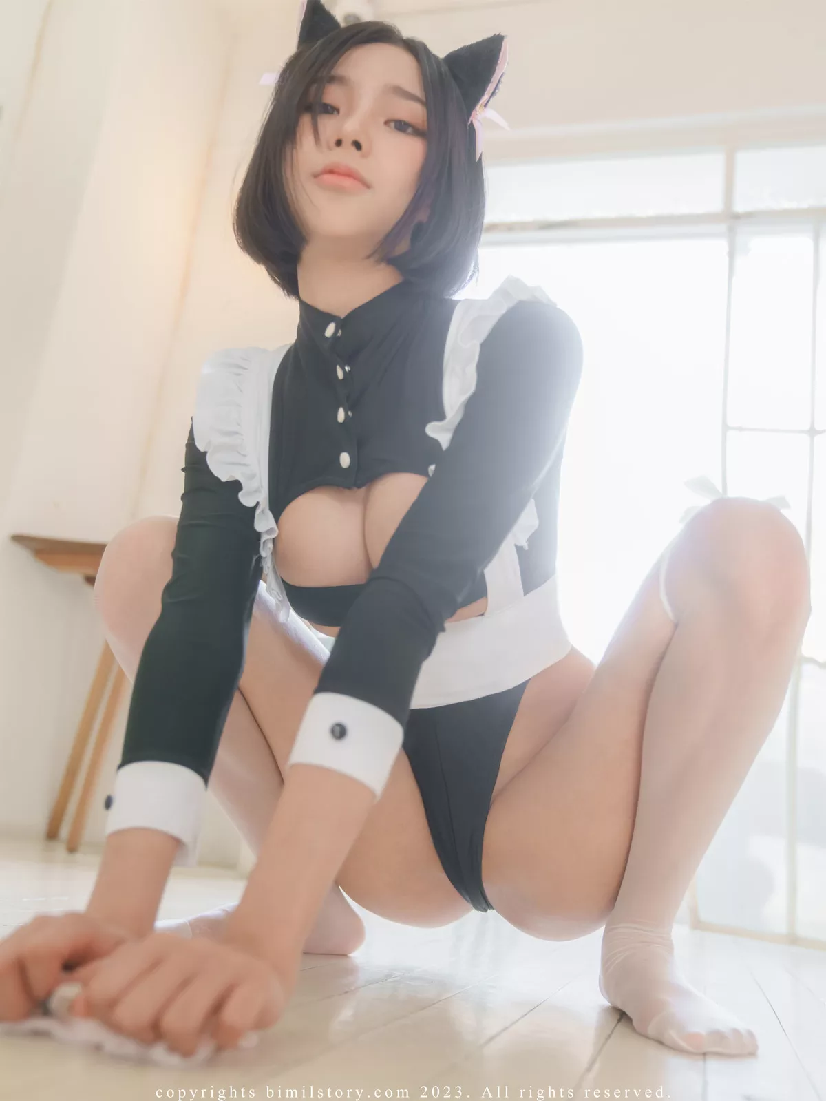 Black 全集修正  Cat 高丽美人摄影 波咪剧情】 Mina Mina【Bimilstory