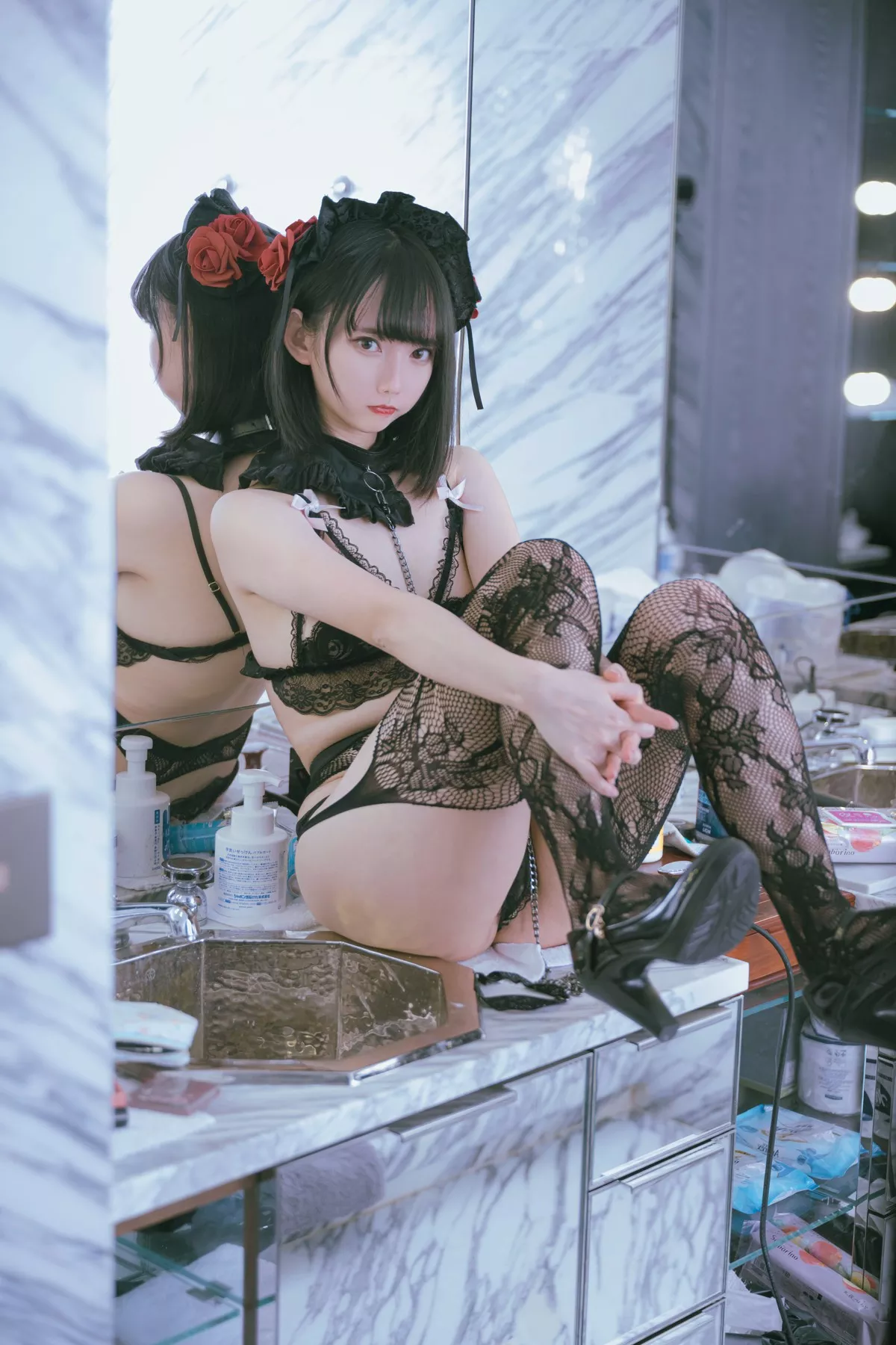 Azuki 魅魔私房 美女Cosplay Shizuku Kuroe �\江�~