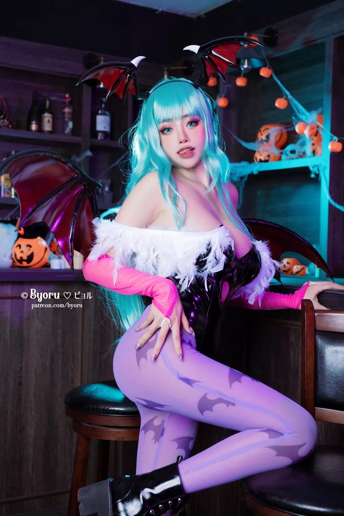 风情私拍 佳人Cosplay 姑娘 Byoru Morrigan