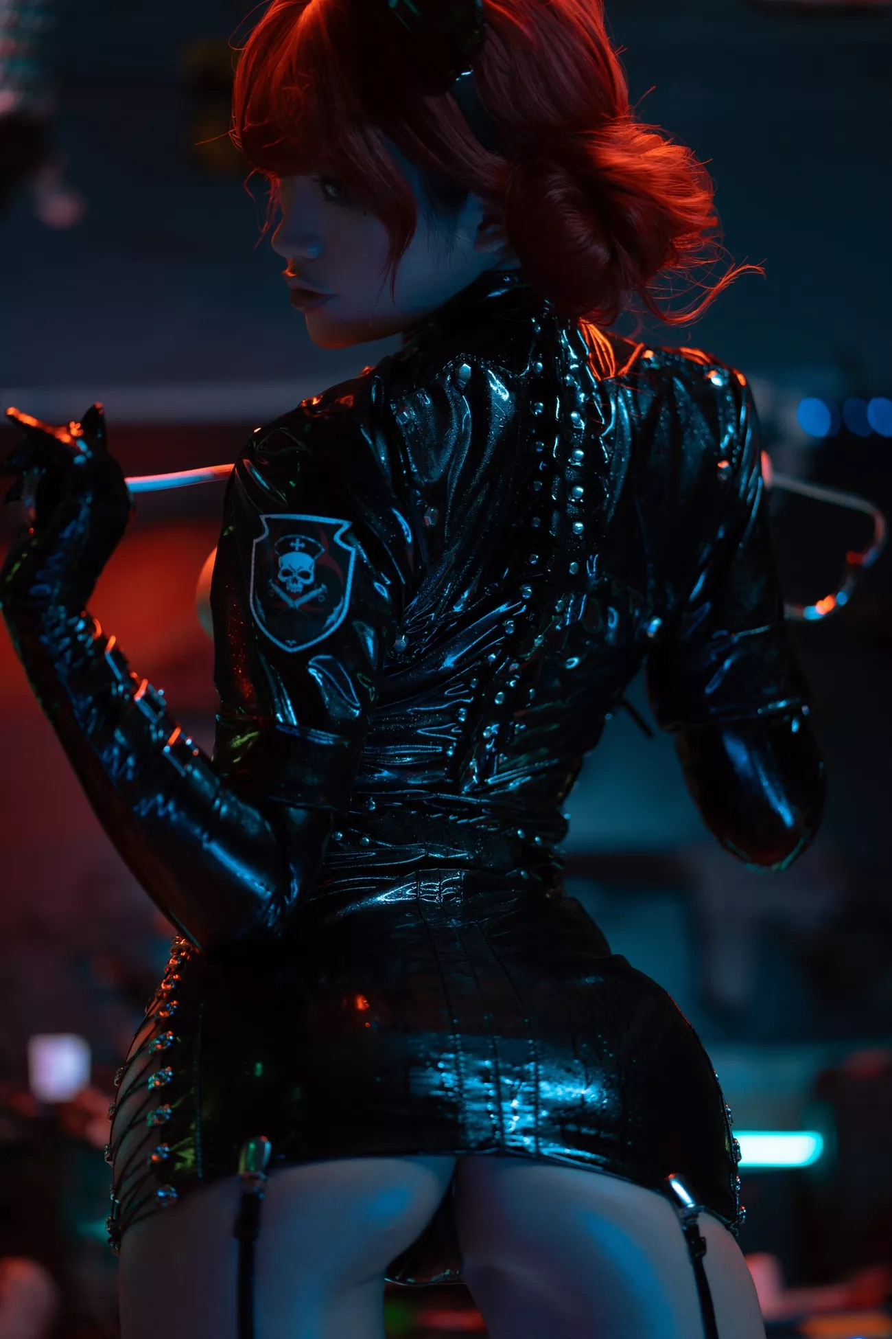 风格密拍 暗黑护 女神Cosplay 一笑芳香沁