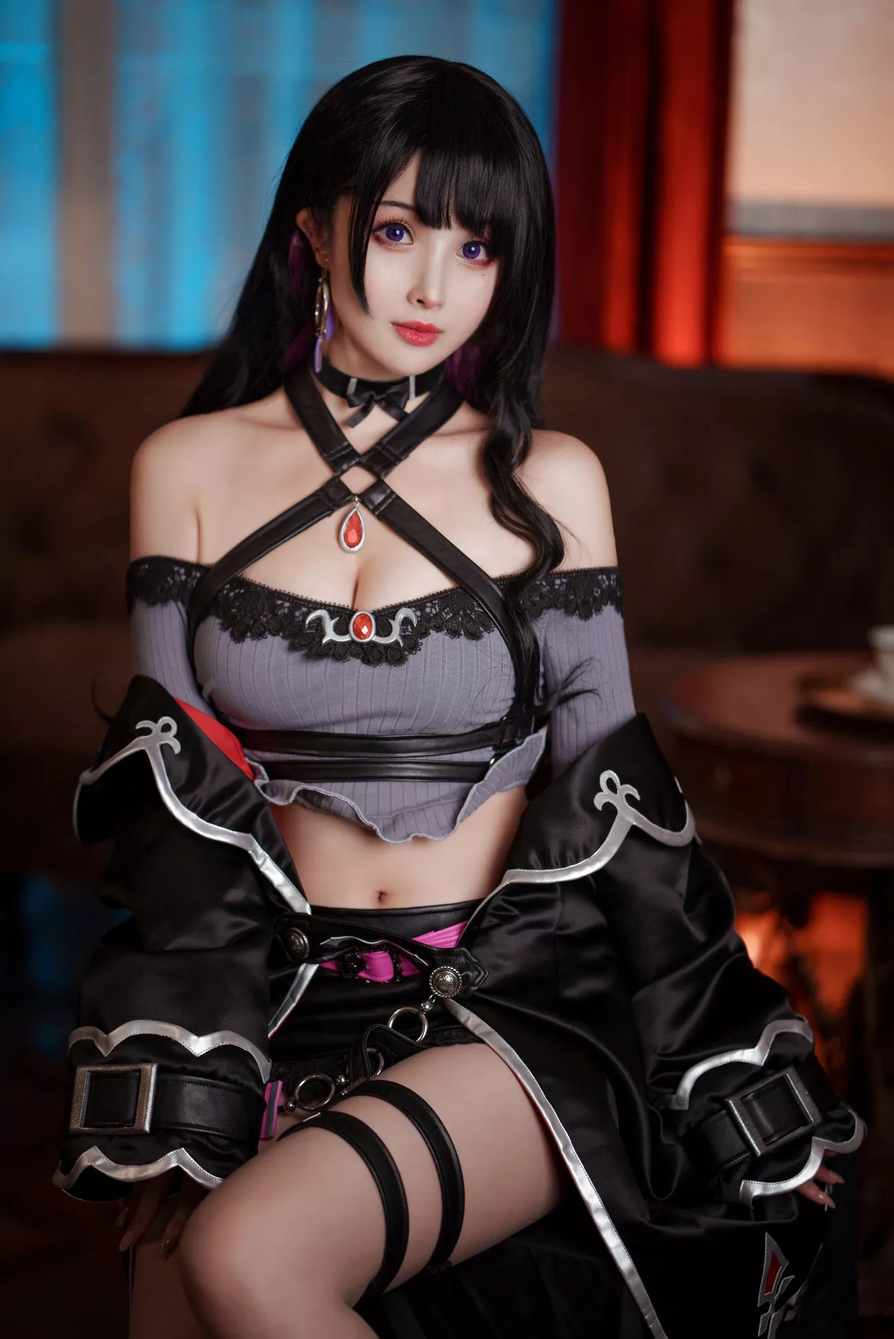 迷人私房 凉凉子 Rioko 魅魔X恋乃夜舞 尤物Cosplay
