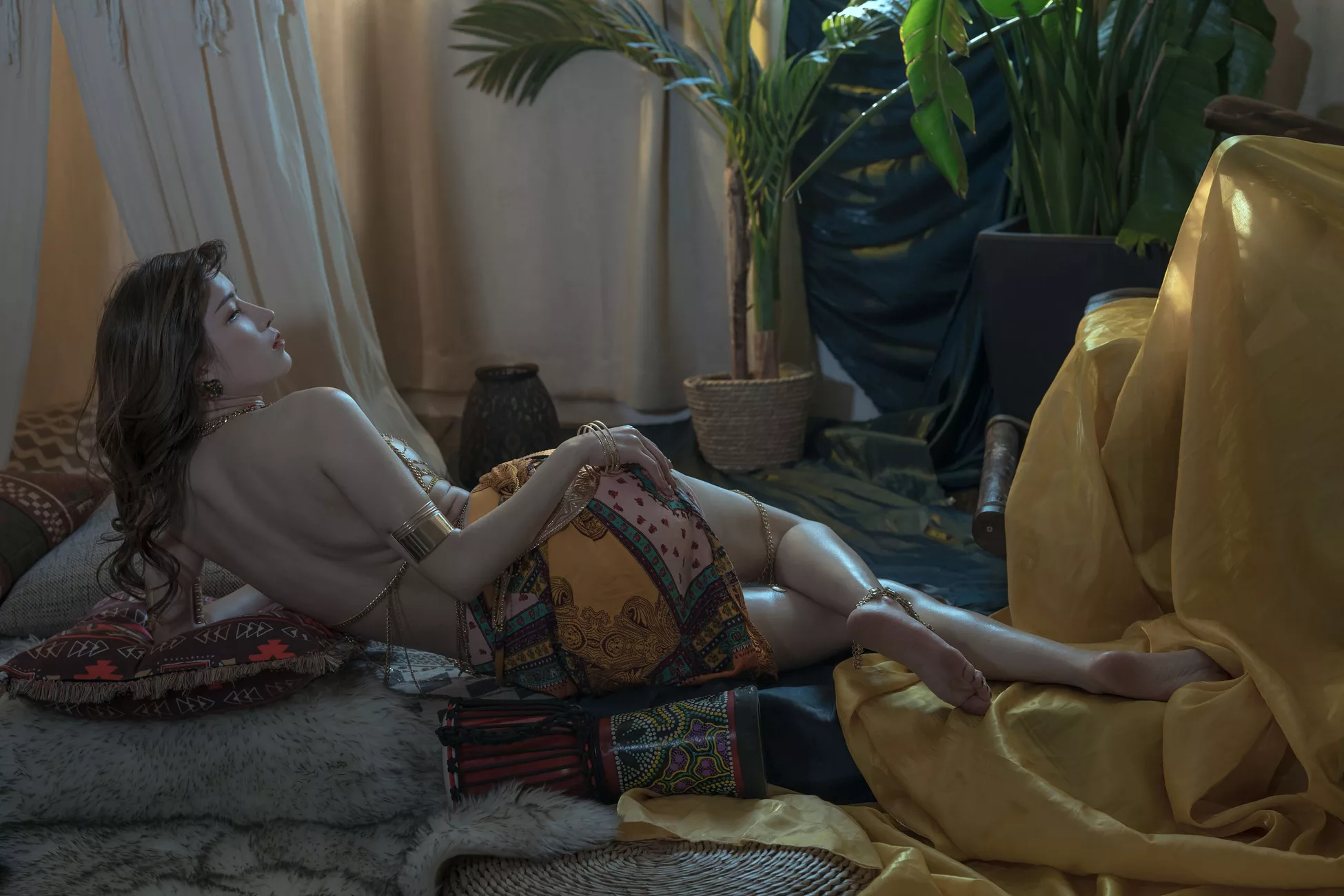 优秀写真美图 鹿八岁《神明姑娘・异域气质》