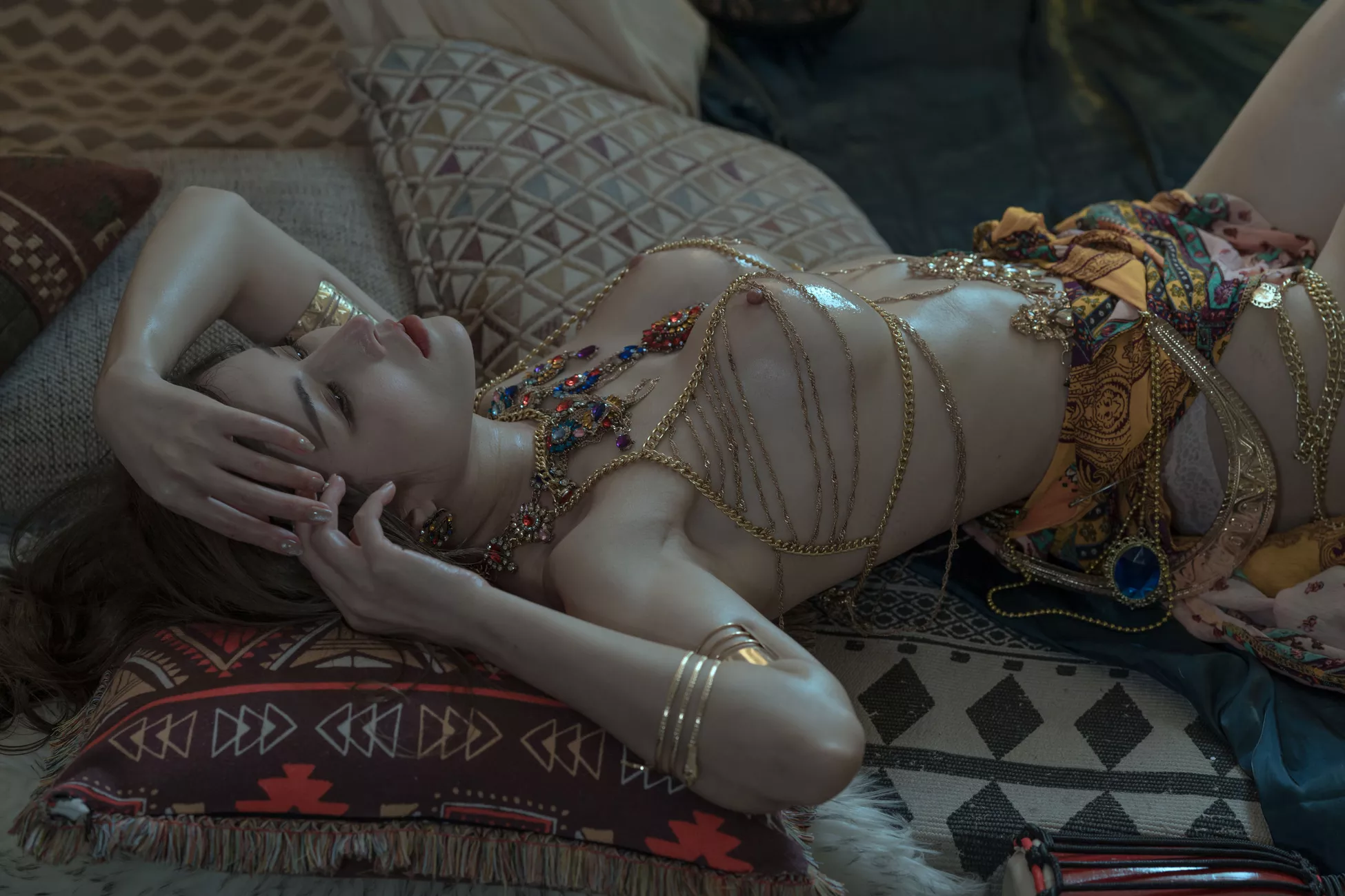 优秀写真美图 鹿八岁《神明姑娘・异域气质》