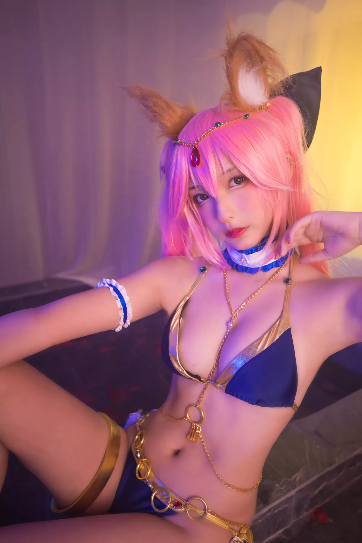 Love 舞娘 仙女Cosplay 神乐坂真冬 Mysterious 玉藻前