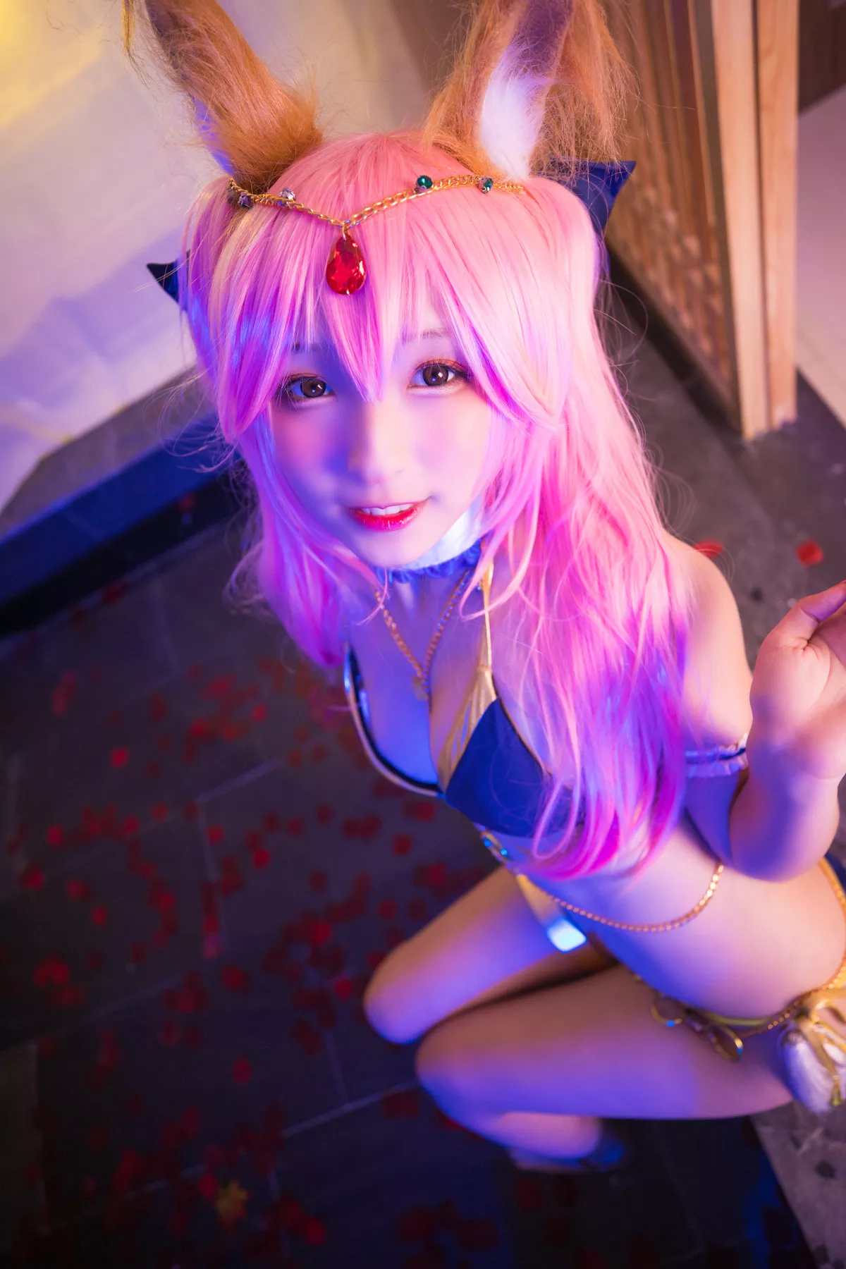 Love 舞娘 仙女Cosplay 神乐坂真冬 Mysterious 玉藻前