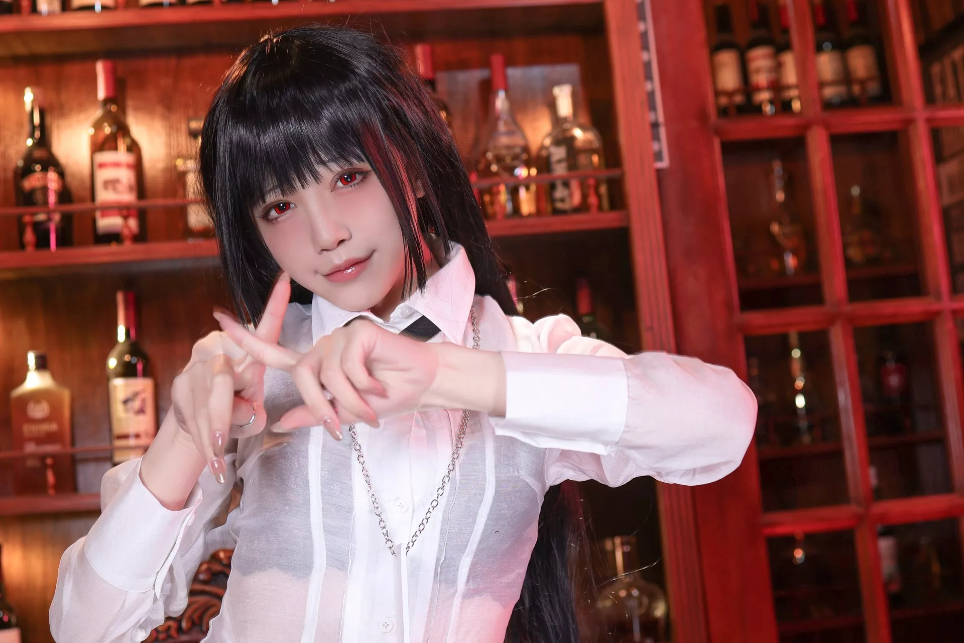 水淼 蛇�忻巫� 风骚私摄 aqua 丽人Cosplay