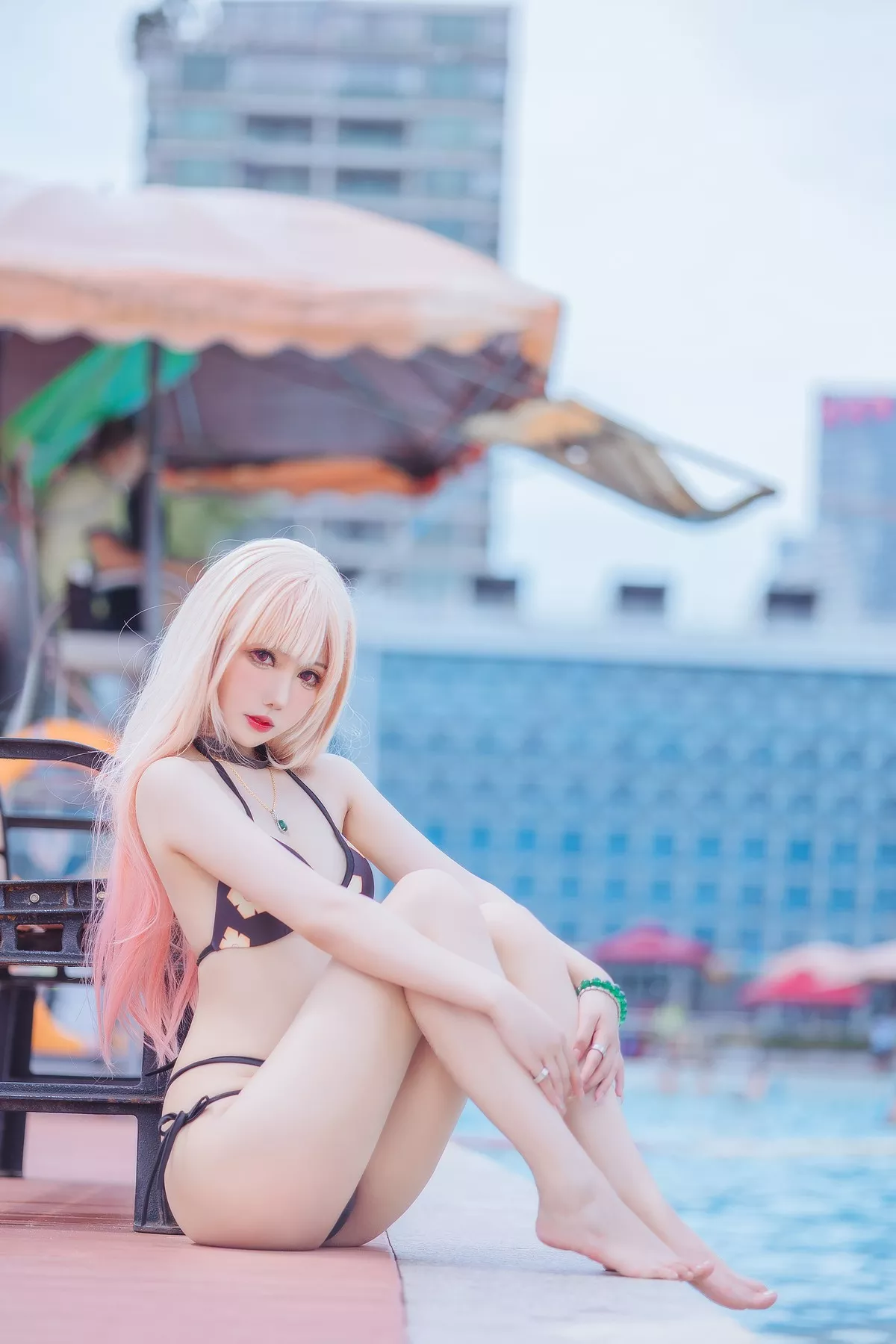 仙女月 Bikini 女神Cosplay 妩媚密拍 喜多川海梦