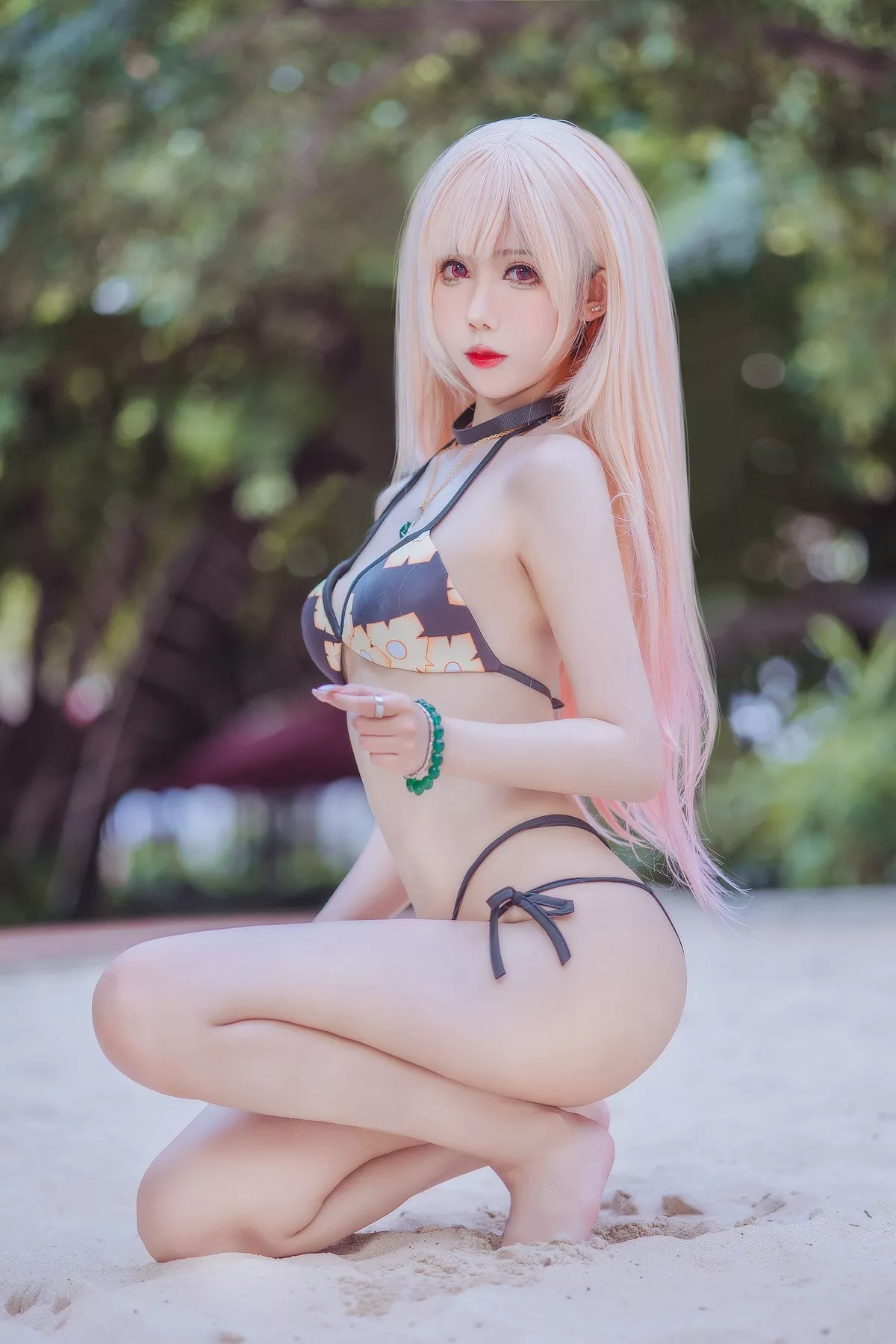 仙女月 Bikini 女神Cosplay 妩媚密拍 喜多川海梦