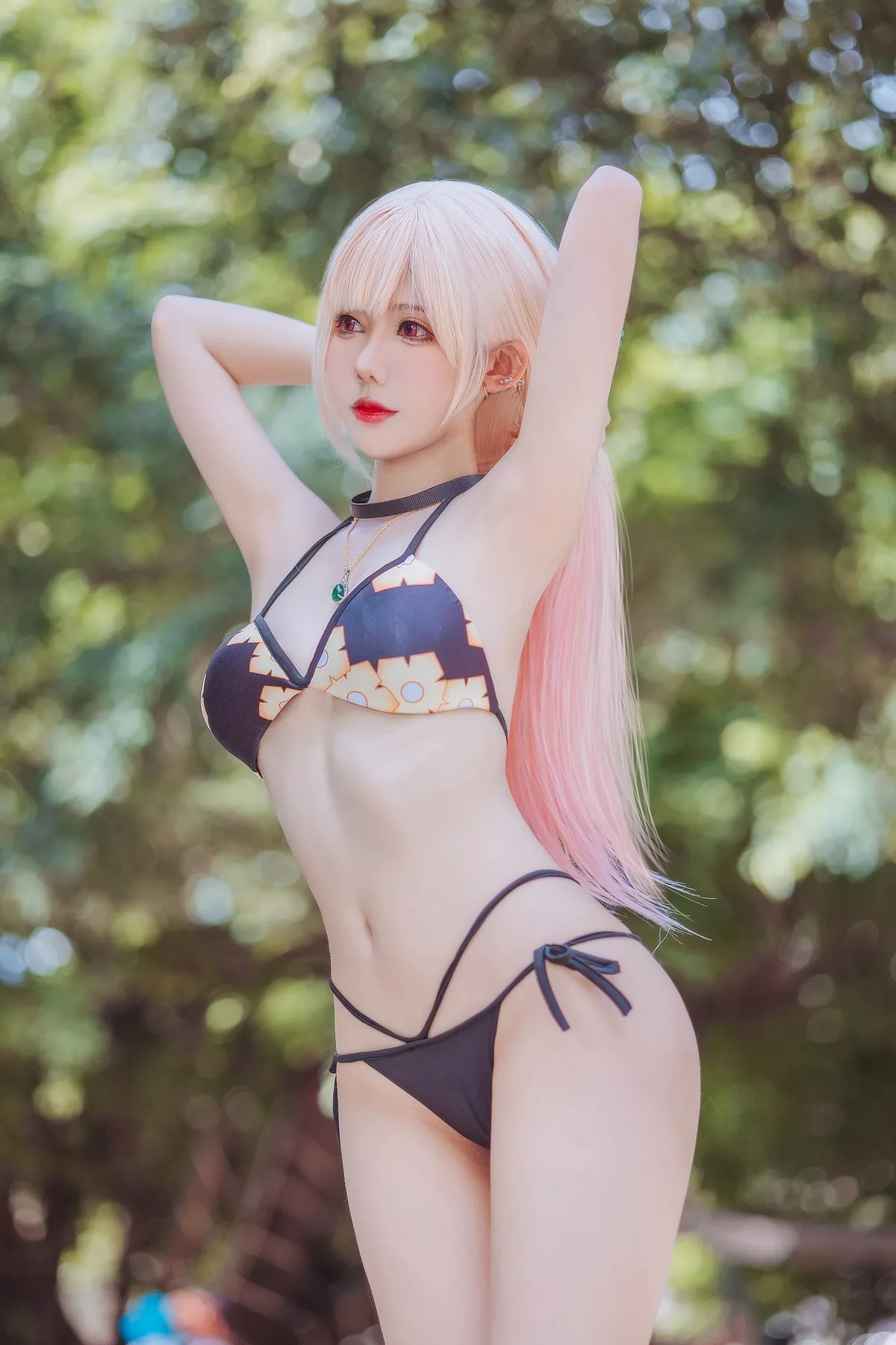 仙女月 Bikini 女神Cosplay 妩媚密拍 喜多川海梦