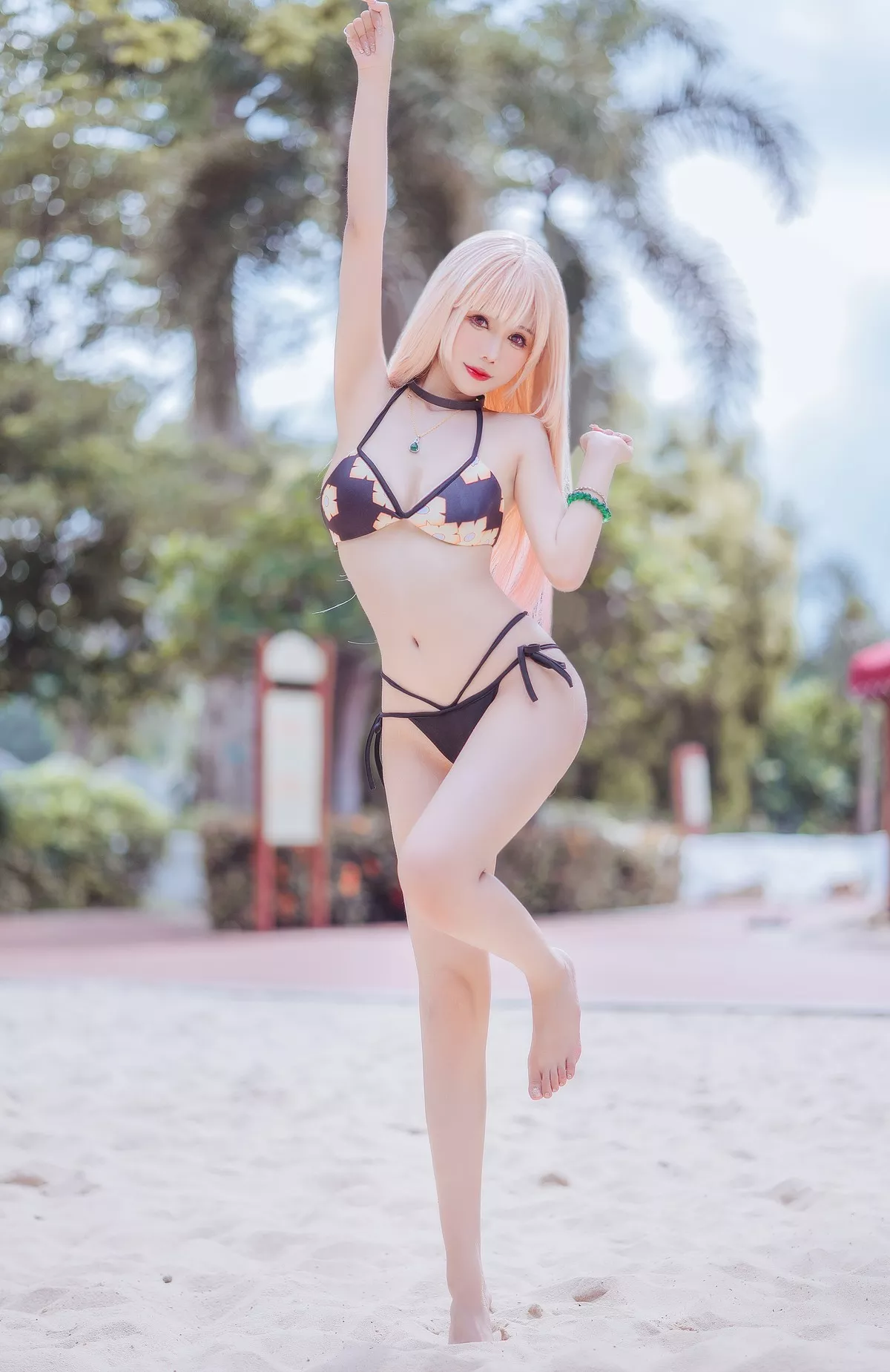 仙女月 Bikini 女神Cosplay 妩媚密拍 喜多川海梦