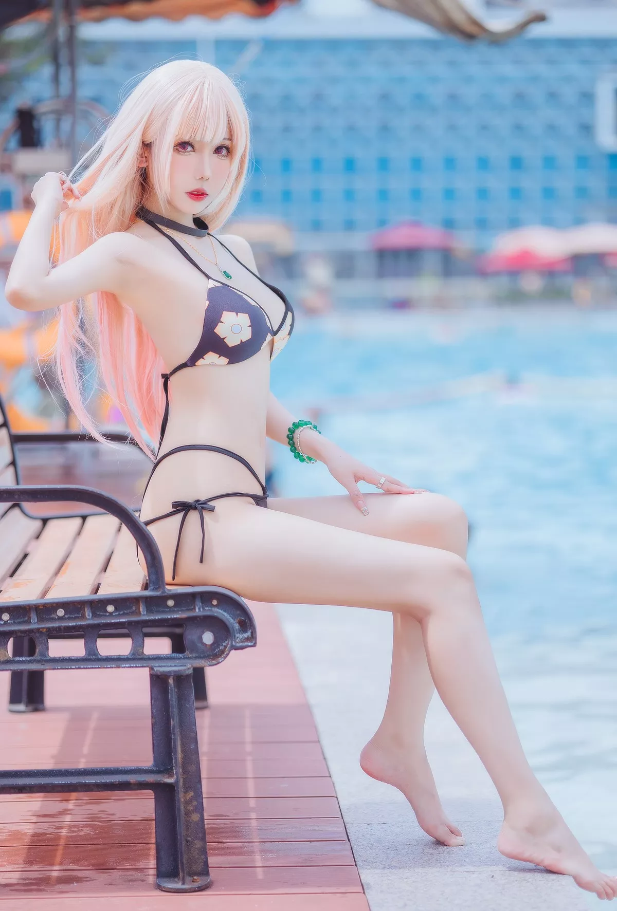 仙女月 Bikini 女神Cosplay 妩媚密拍 喜多川海梦