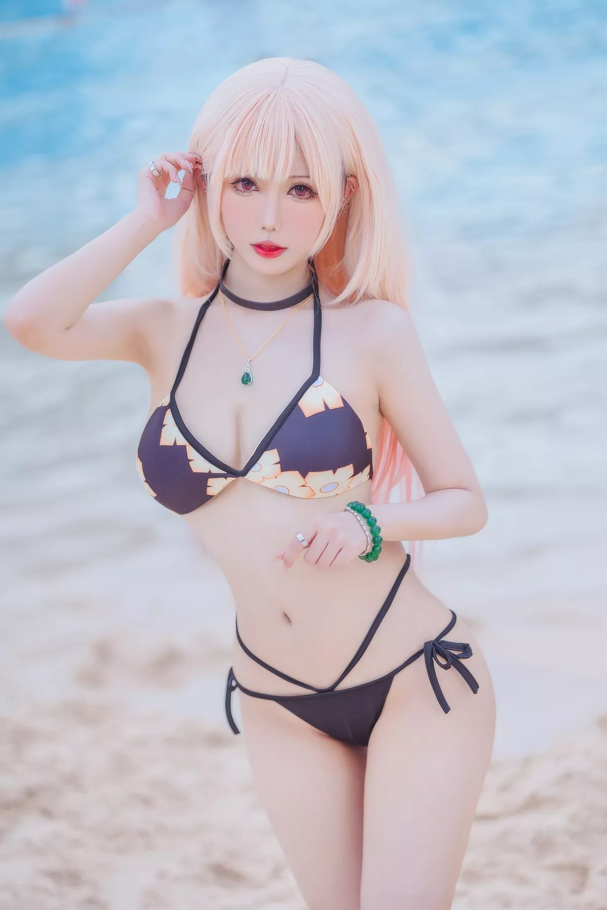 仙女月 Bikini 女神Cosplay 妩媚密拍 喜多川海梦