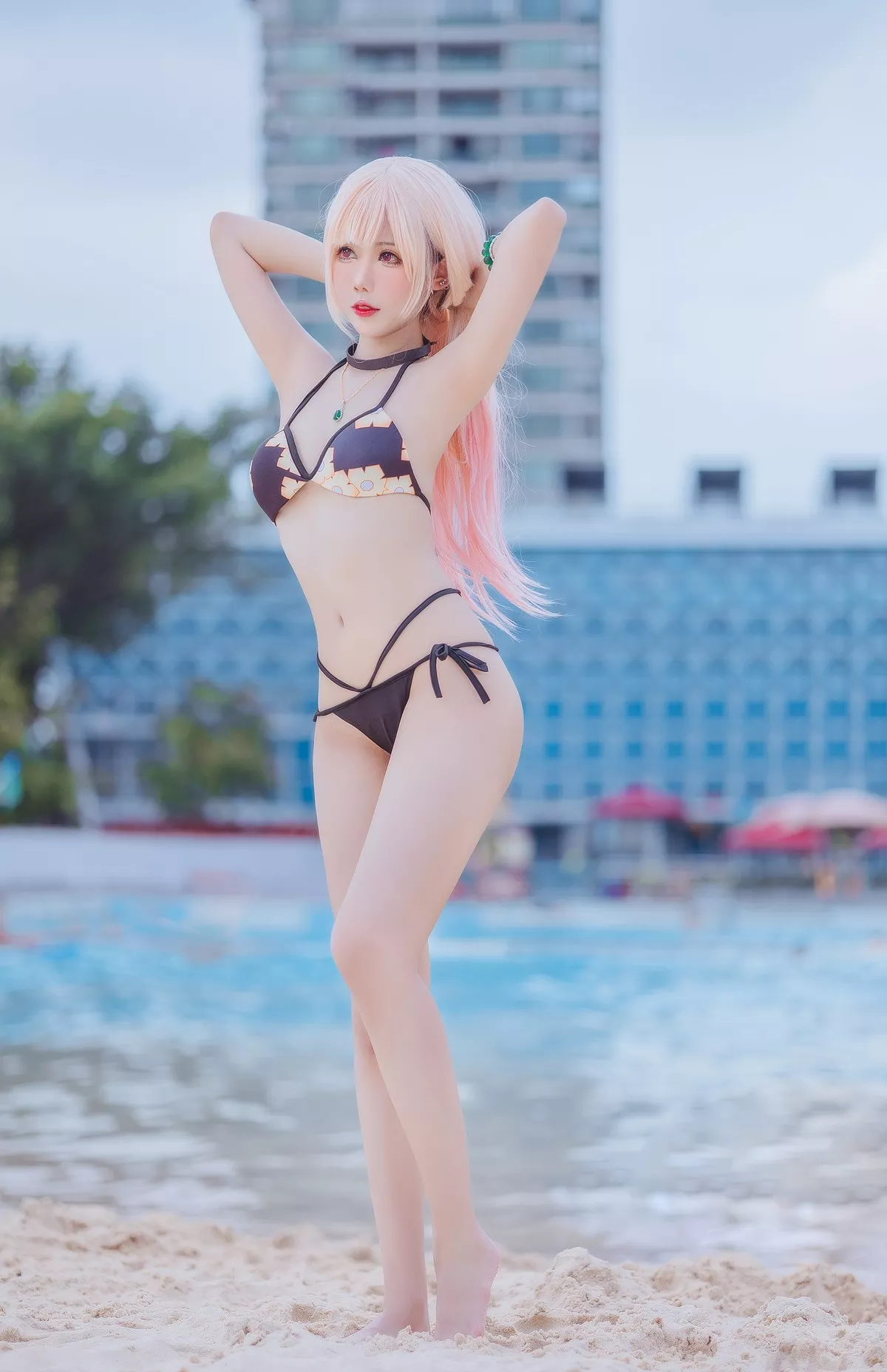 仙女月 Bikini 女神Cosplay 妩媚密拍 喜多川海梦