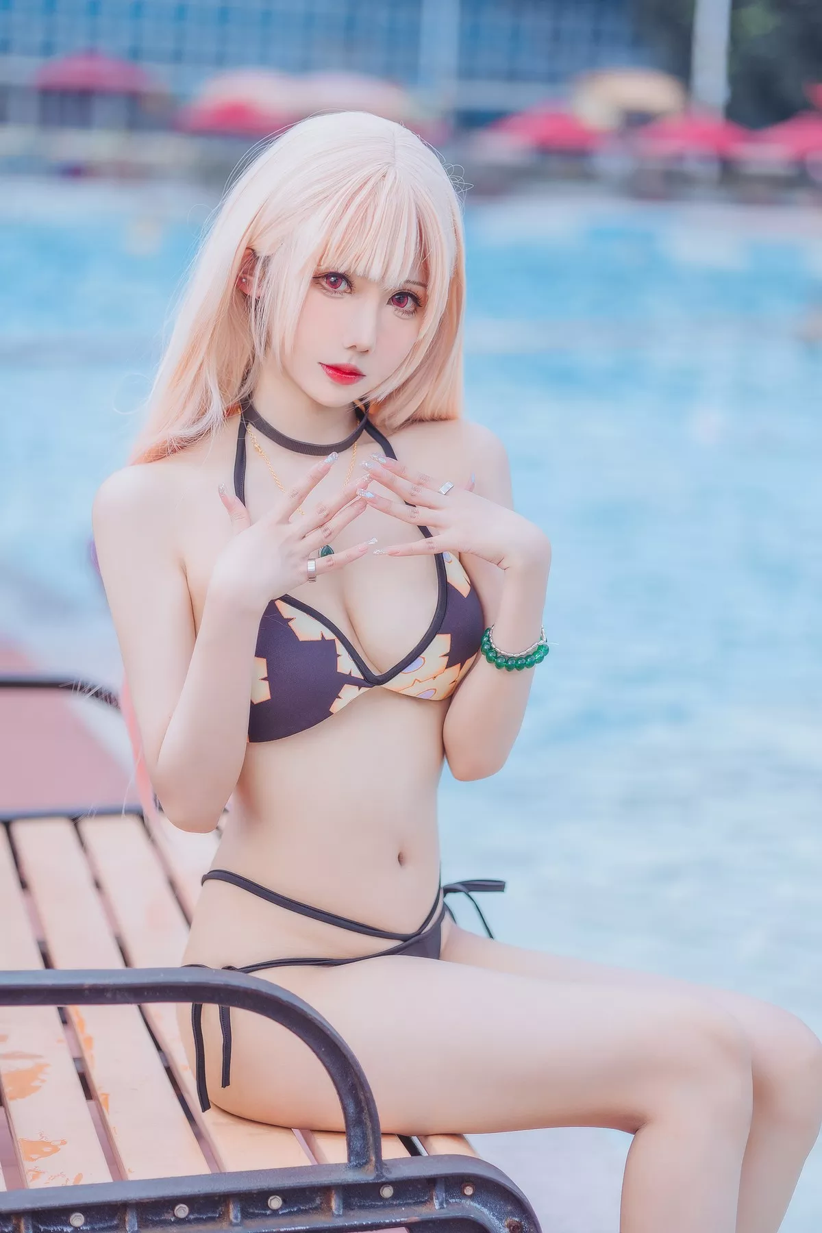 仙女月 Bikini 女神Cosplay 妩媚密拍 喜多川海梦