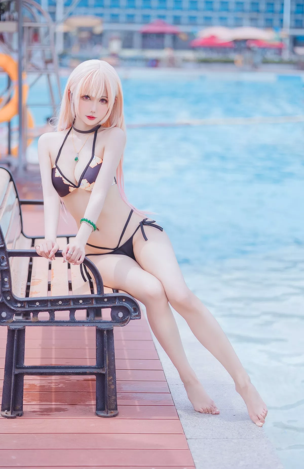 仙女月 Bikini 女神Cosplay 妩媚密拍 喜多川海梦