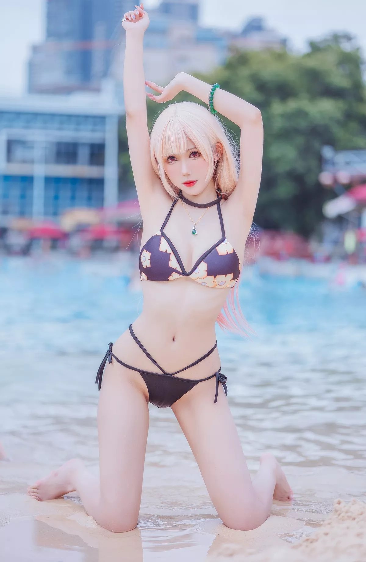 仙女月 Bikini 女神Cosplay 妩媚密拍 喜多川海梦