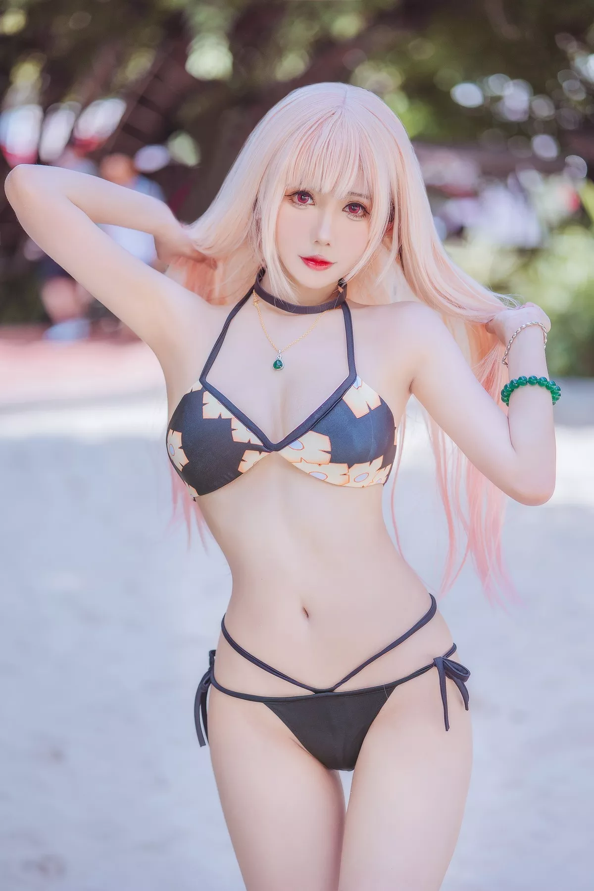 仙女月 Bikini 女神Cosplay 妩媚密拍 喜多川海梦