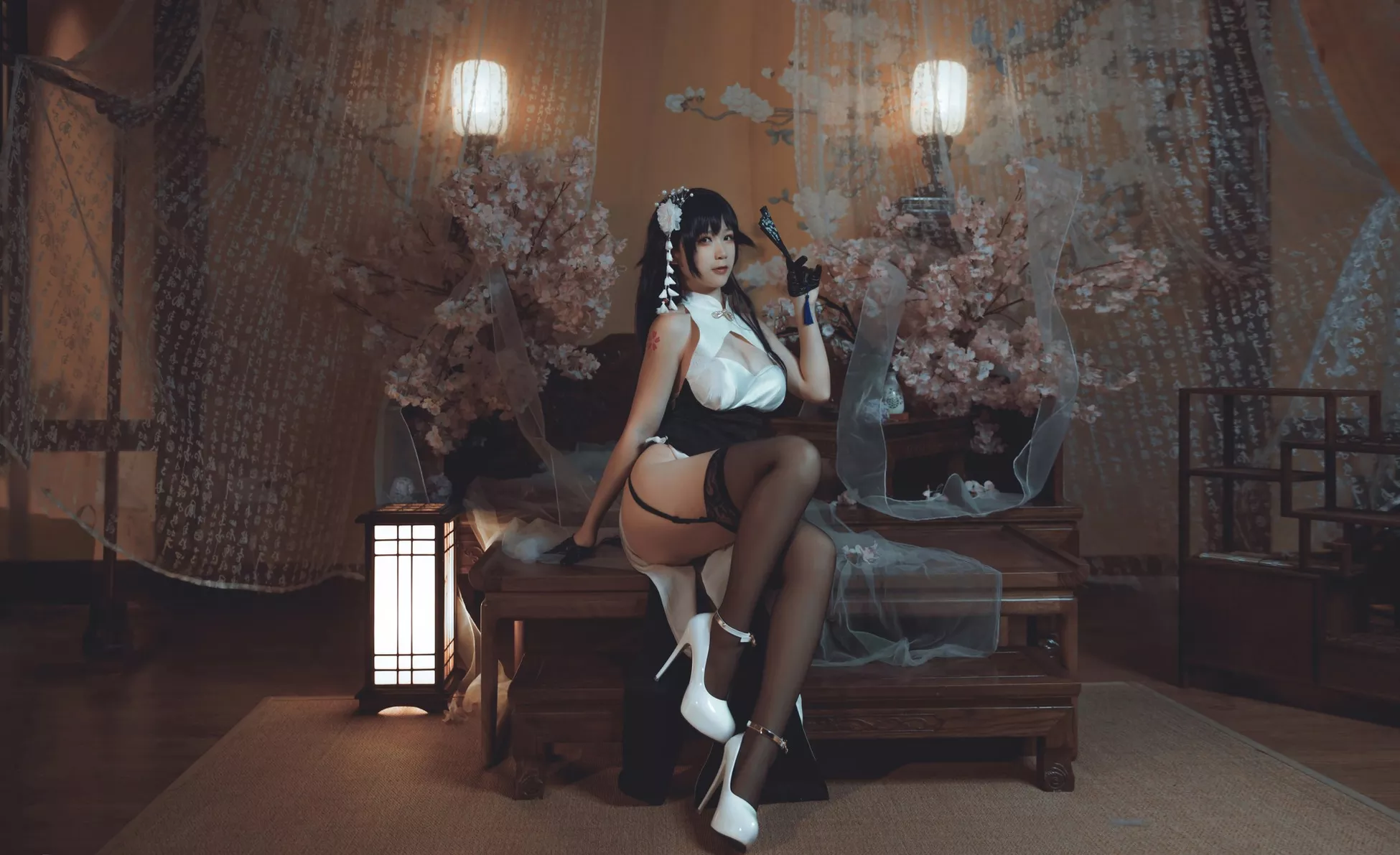 风情私房 Azur Lane 吾妻 美女Cosplay 樱落酱