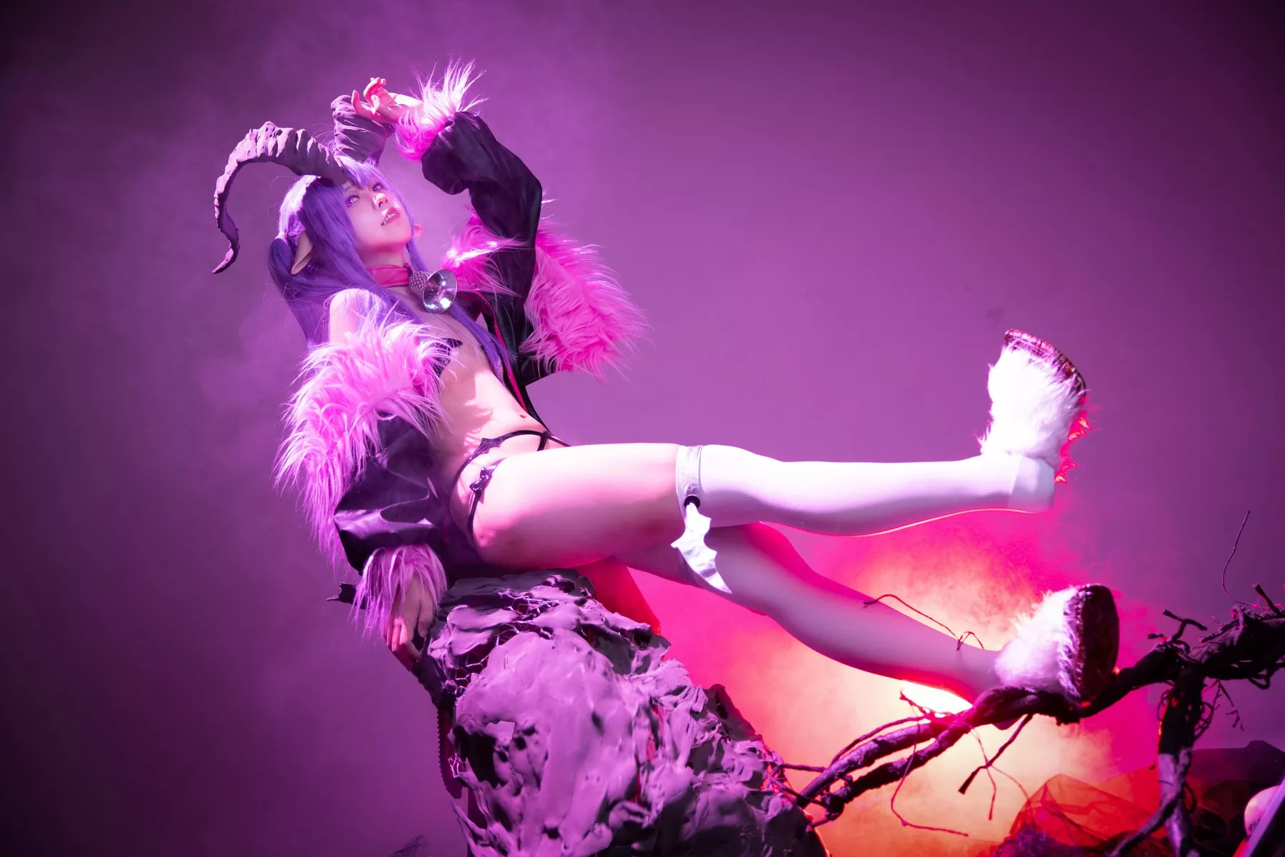 美人Cosplay G44不会受伤 咩咩子 魅魔私房