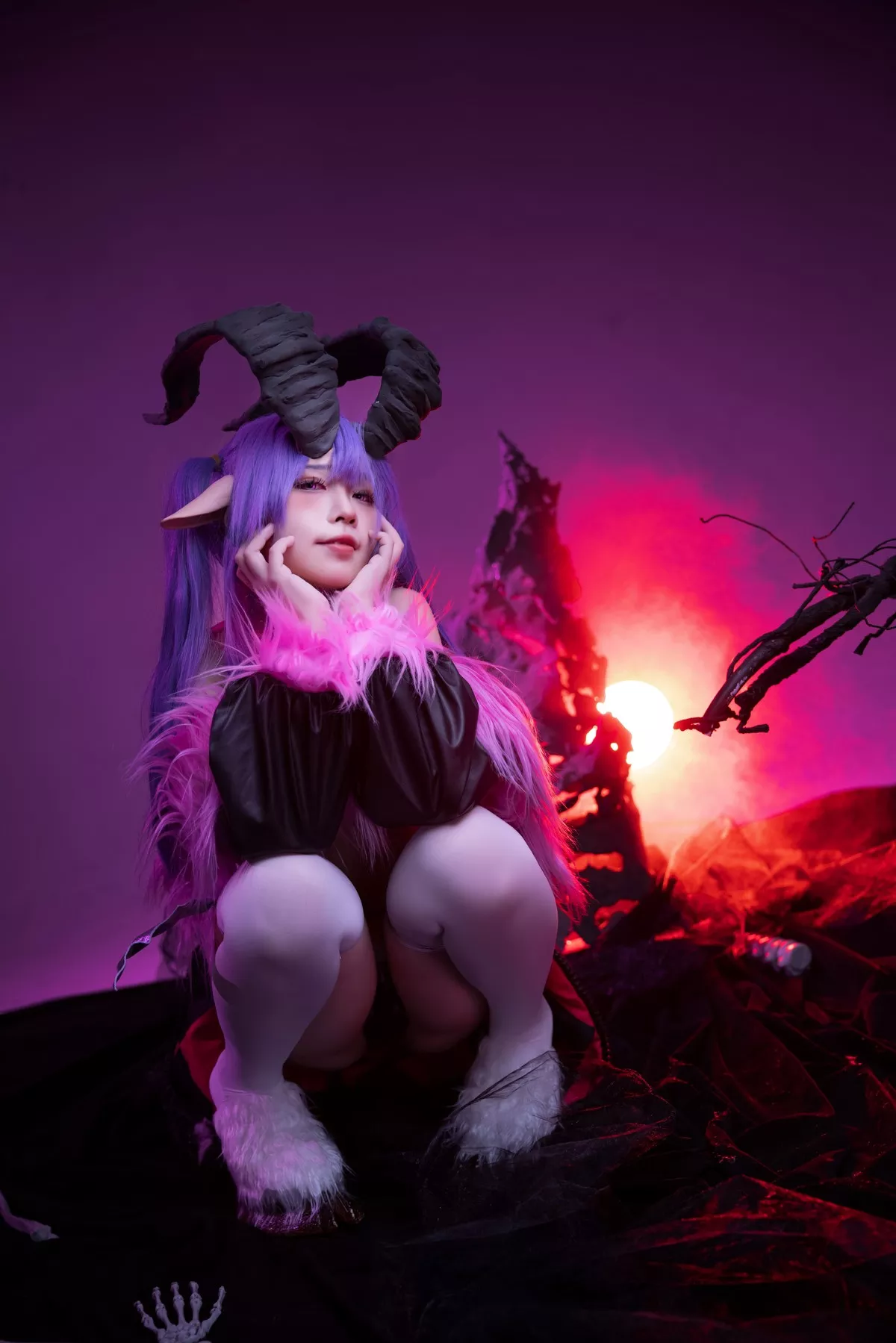 美人Cosplay G44不会受伤 咩咩子 魅魔私房