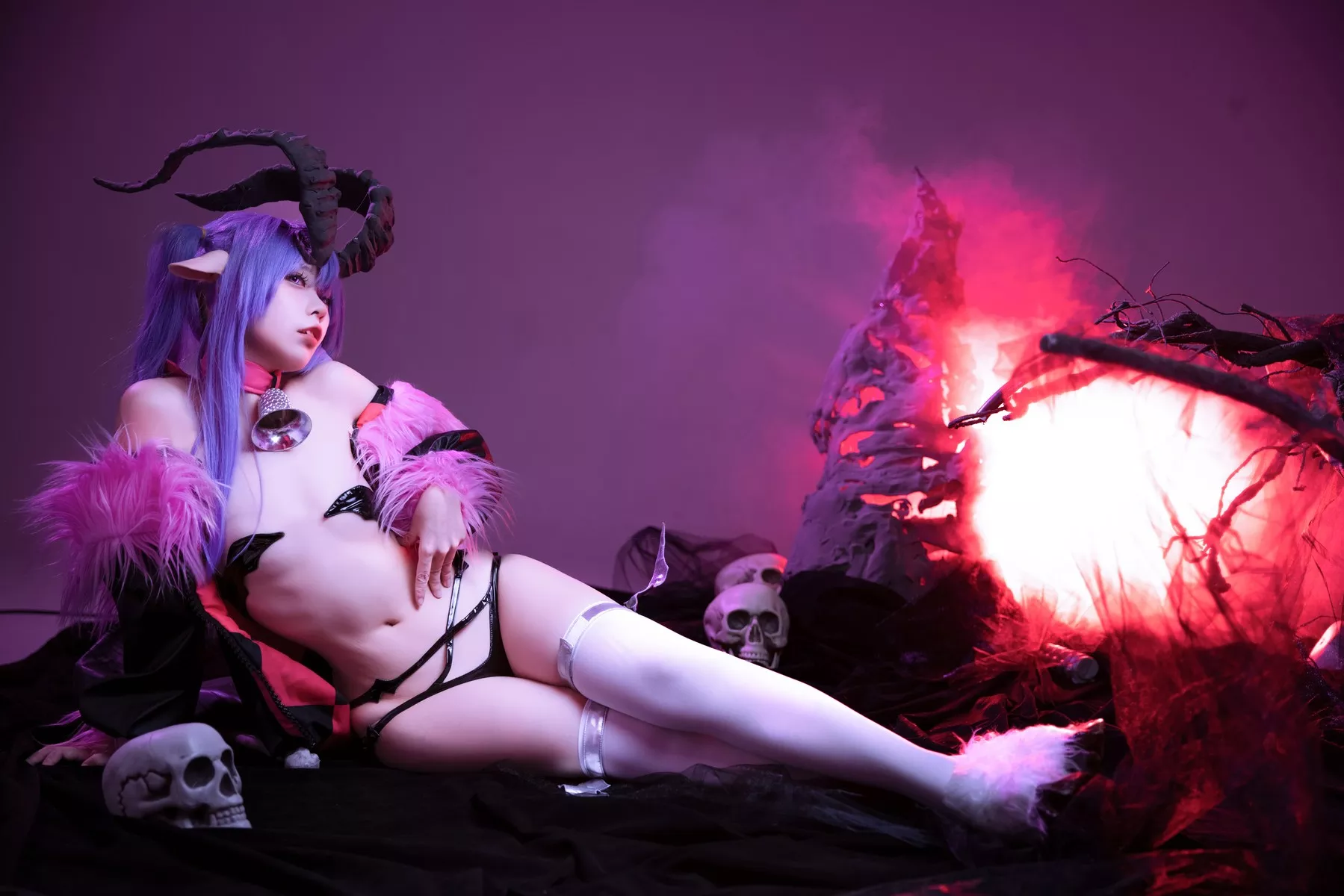 美人Cosplay G44不会受伤 咩咩子 魅魔私房