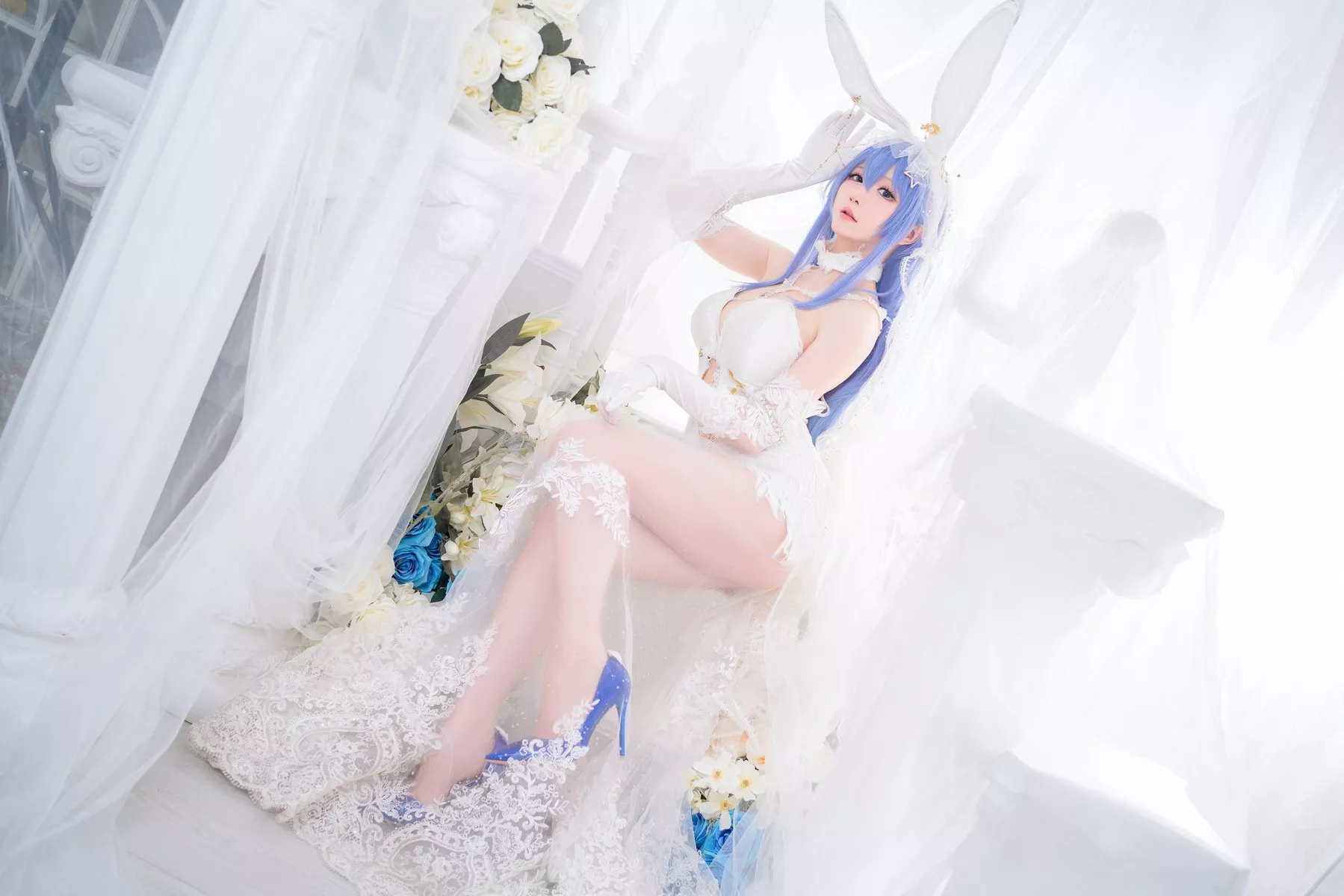 女神Cosplay 星之迟迟 花园 魅魔私拍