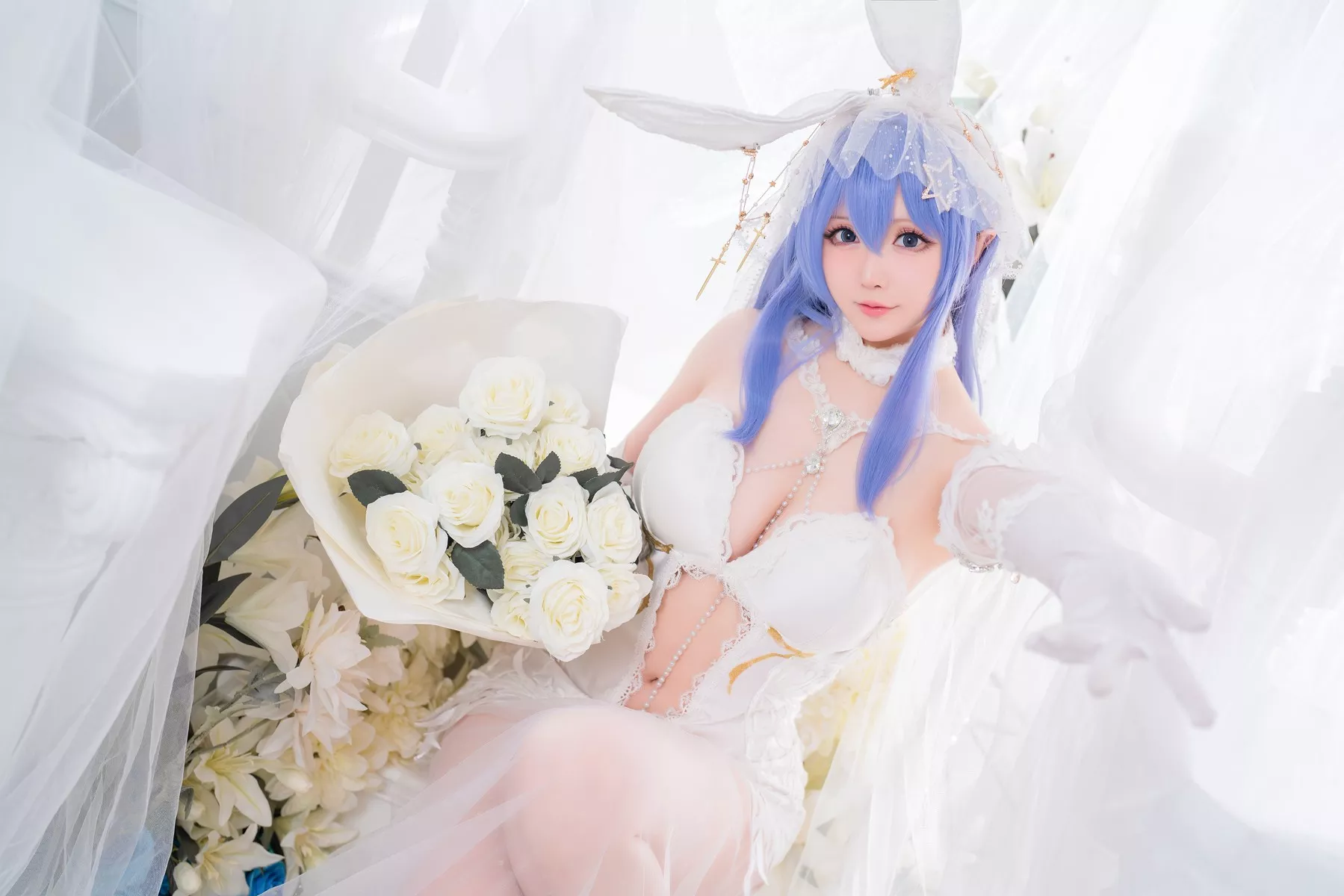 女神Cosplay 星之迟迟 花园 魅魔私拍