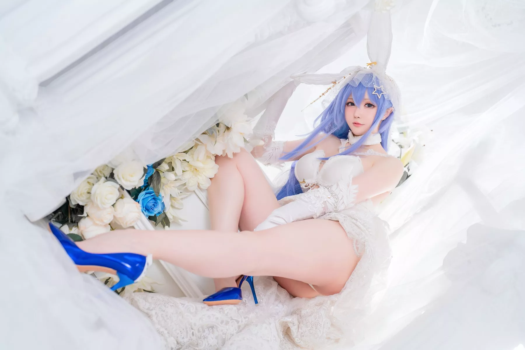 女神Cosplay 星之迟迟 花园 魅魔私拍