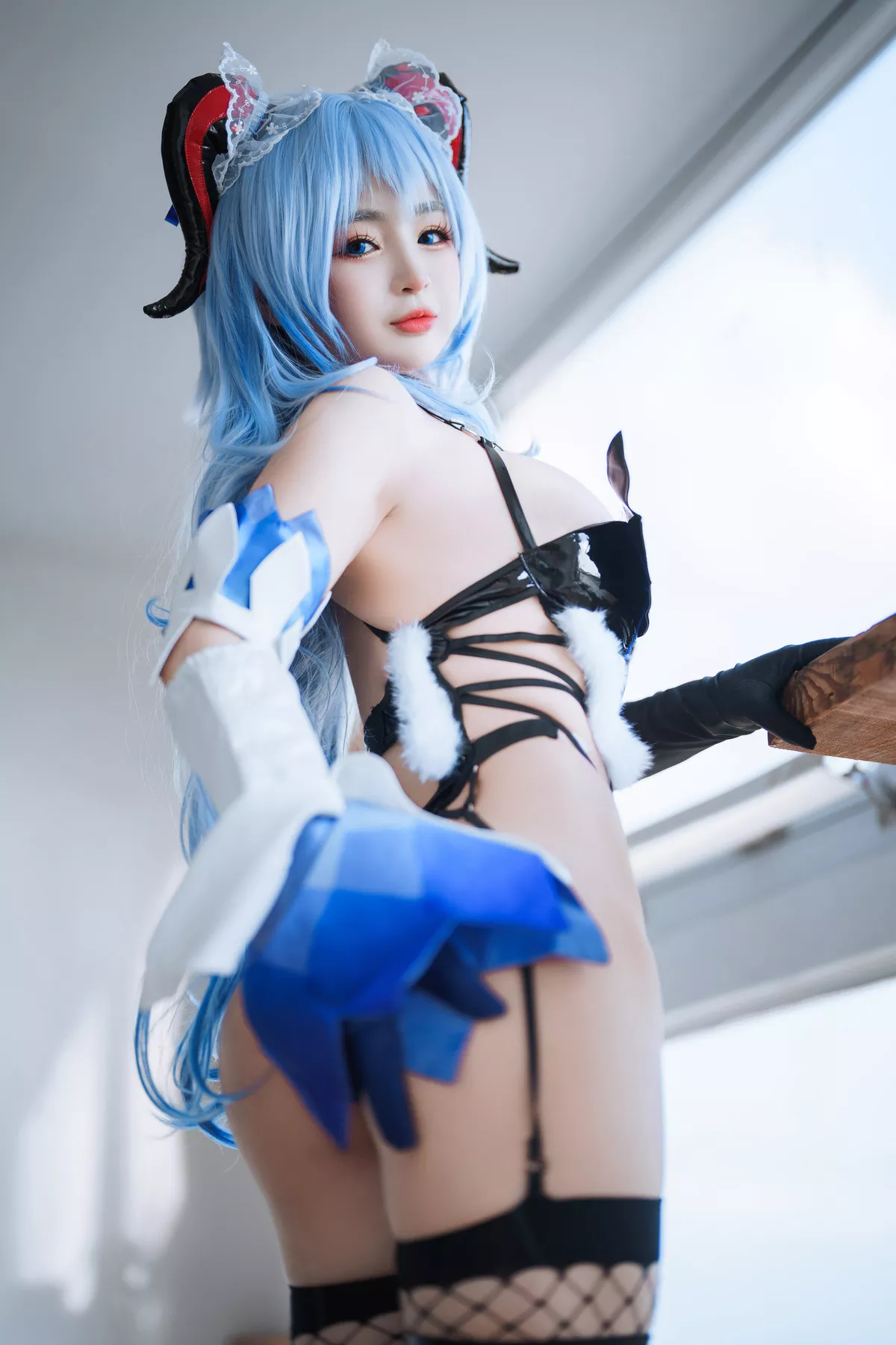 甘雨 风骚私摄 丽人Cosplay �@井宁宁
