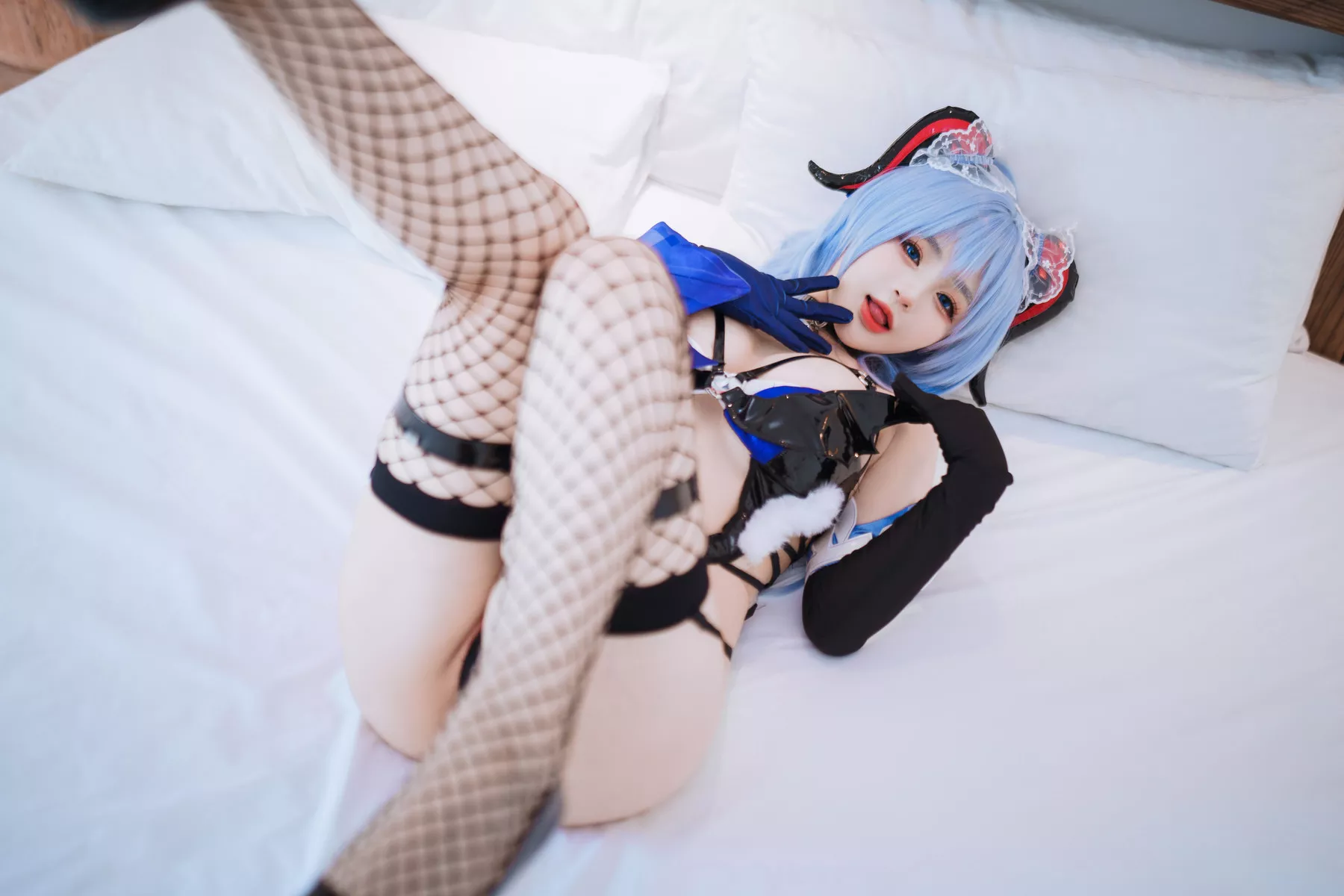 甘雨 风骚私摄 丽人Cosplay �@井宁宁