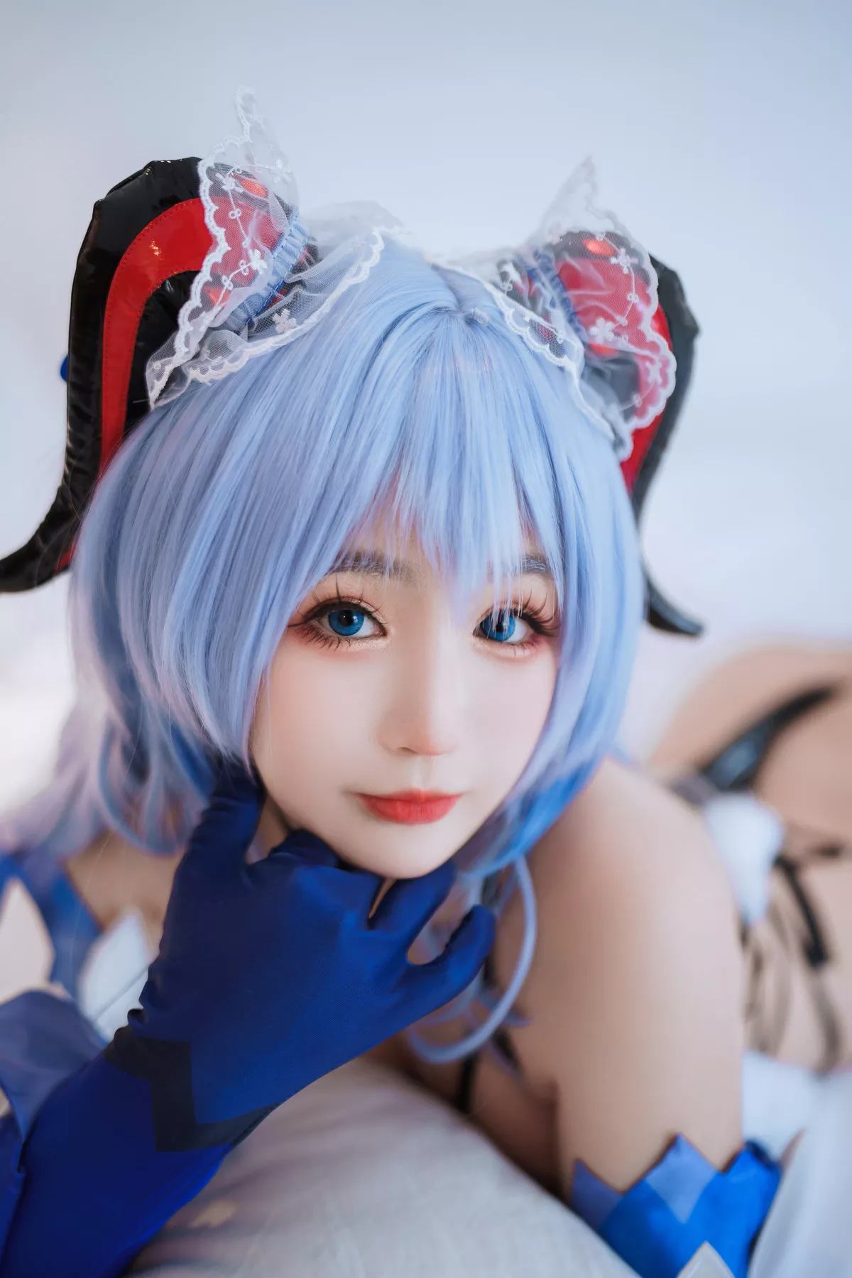 甘雨 风骚私摄 丽人Cosplay �@井宁宁