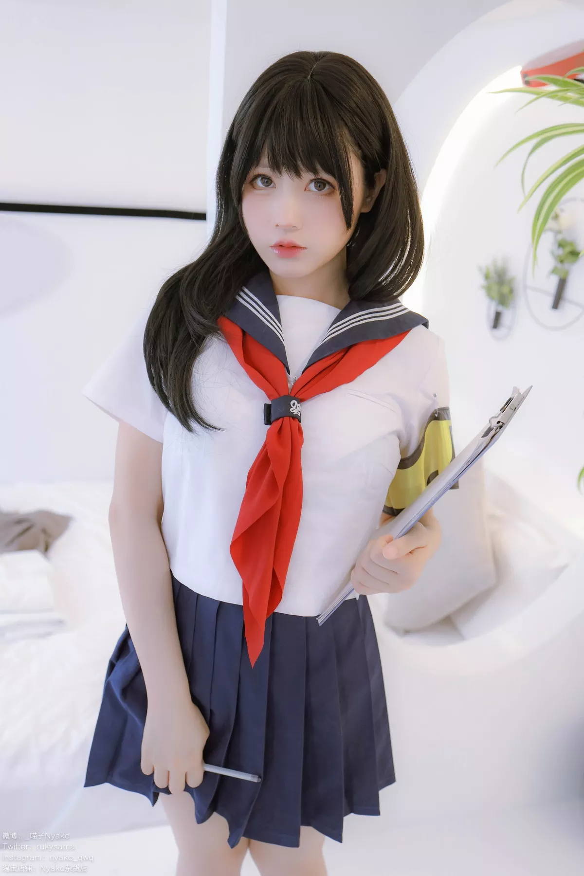 Nyako 女神Cosplay 风纪委员 风采私拍 喵子