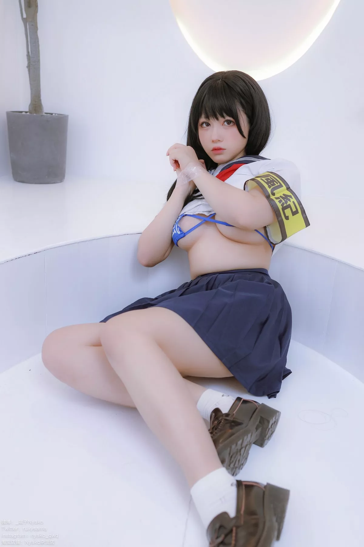 Nyako 女神Cosplay 风纪委员 风采私拍 喵子