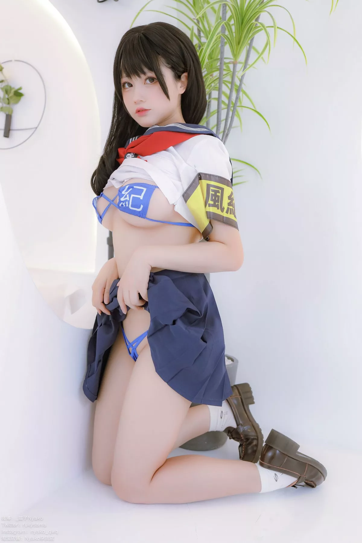 Nyako 女神Cosplay 风纪委员 风采私拍 喵子